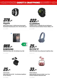 Media Markt aktionen ab 06.09.2026 gültig | Seite: 3 | Produkte: Audio, Kopfhörer, Smartwatch, Sony
