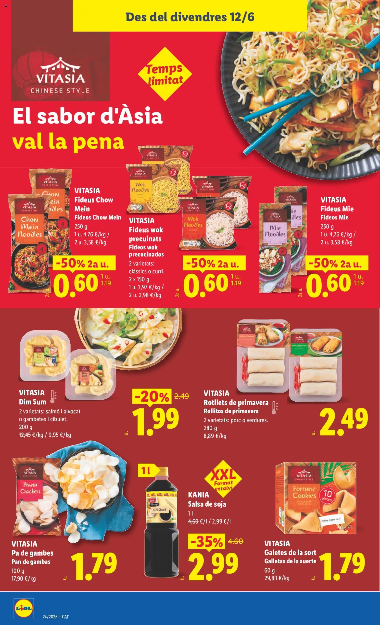 Lidl folleto │ válido desde el 08.06.2026 | Página: 32 | Productos: Pan, Fideos, Galletas