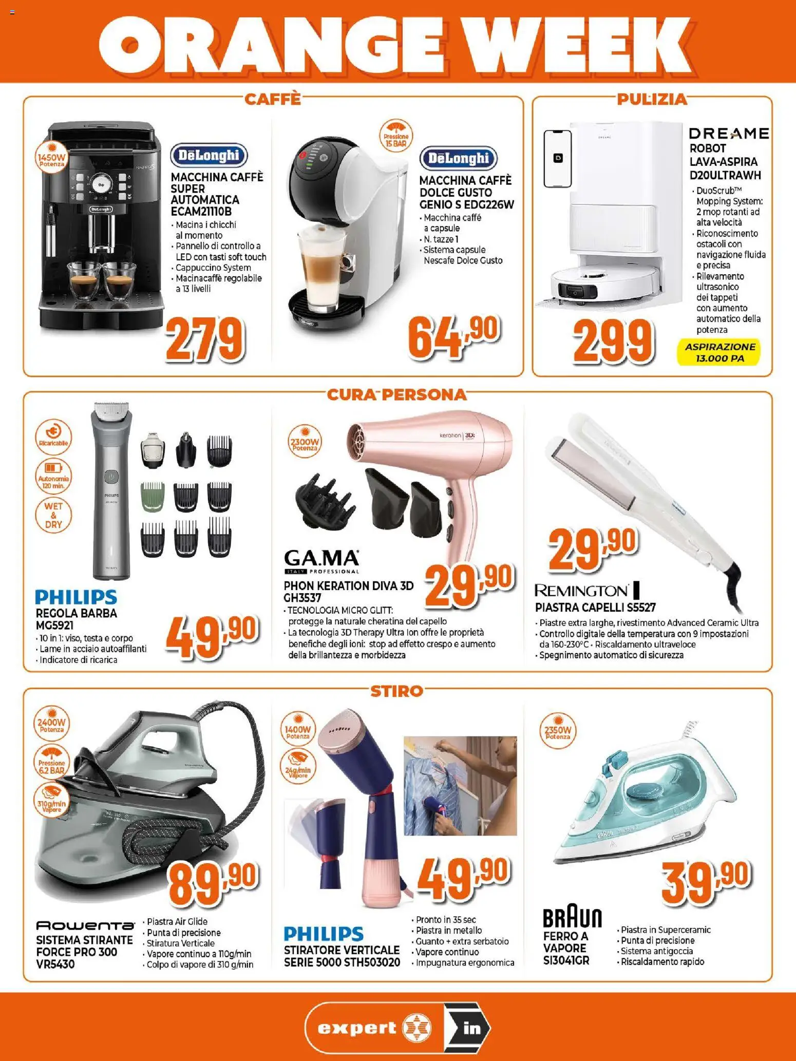 Volantino Ipercoop del 17/09/2026 | Pagina: 7 | Prodotti: Stiratore verticale, Cappuccino, Ferro, Navigazione