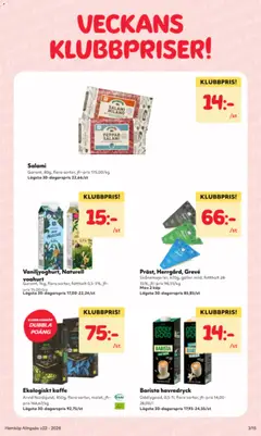Barista havredryck, Oddlygood, 0,5-1l, flera sorter, jfr-pris 14,00-28,00/1 - Förhandsvisning av reklamblad från butik Hemköp aktuell från 25.05.2026 | Sida: 4