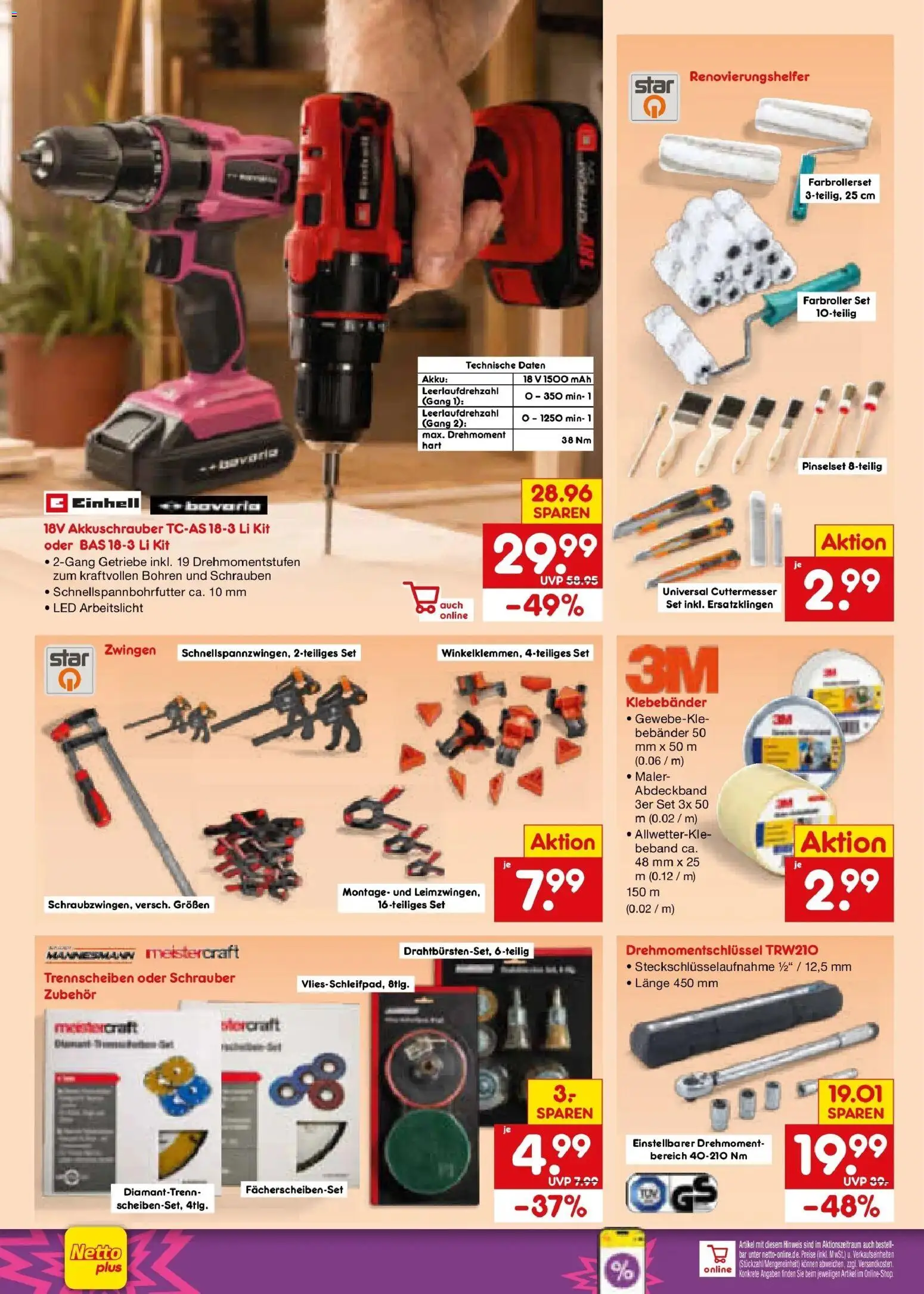 Netto Marken-Discount Prospekt Leonberg – gültig ab 21.09.2026 | Seite: 40 | Produkte: Akkuschrauber