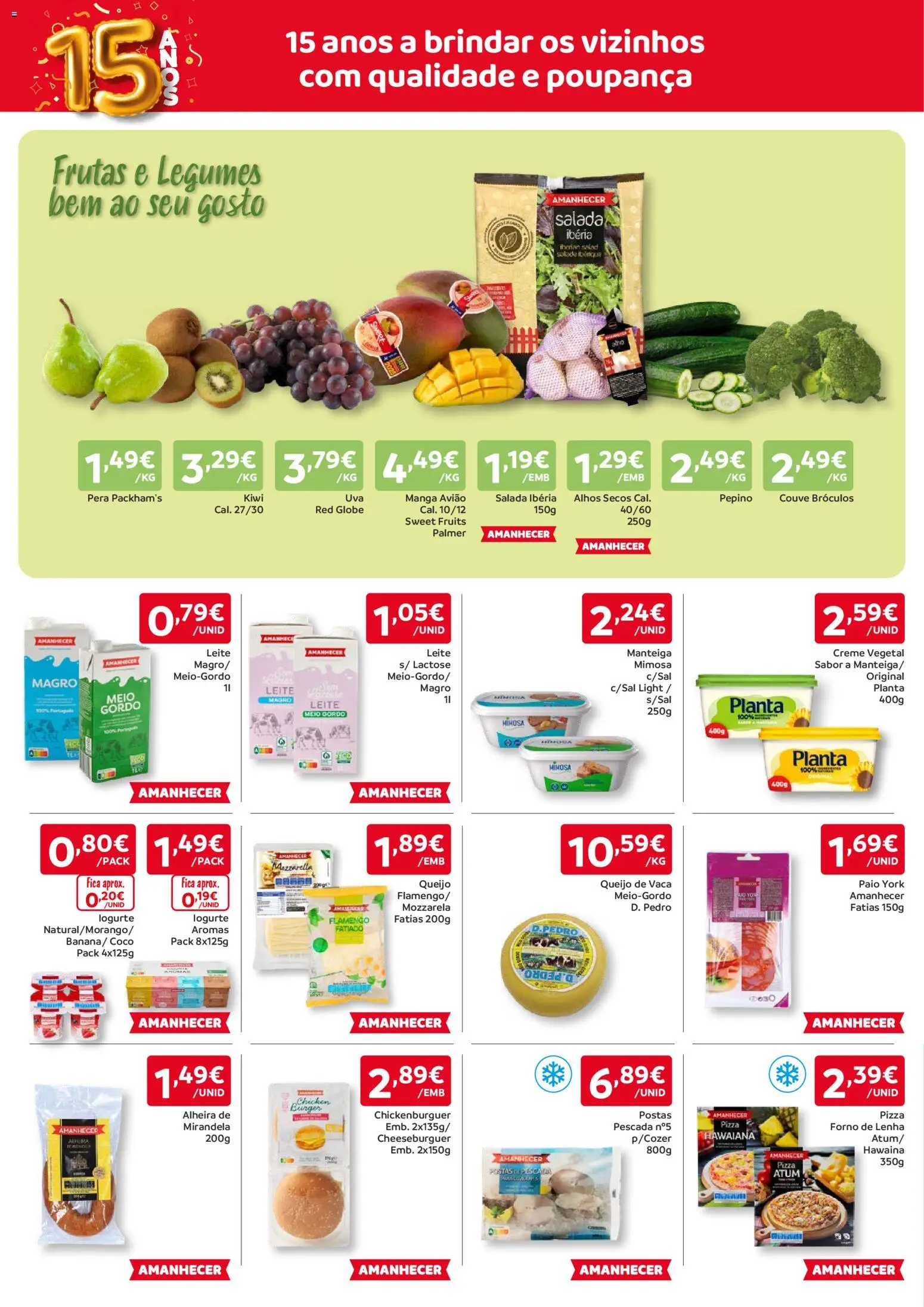 Amanhecer folheto │ válido de 07.05.2026 | Página: 2 | Produtos: Atum, Pescada, Alhos, Salada