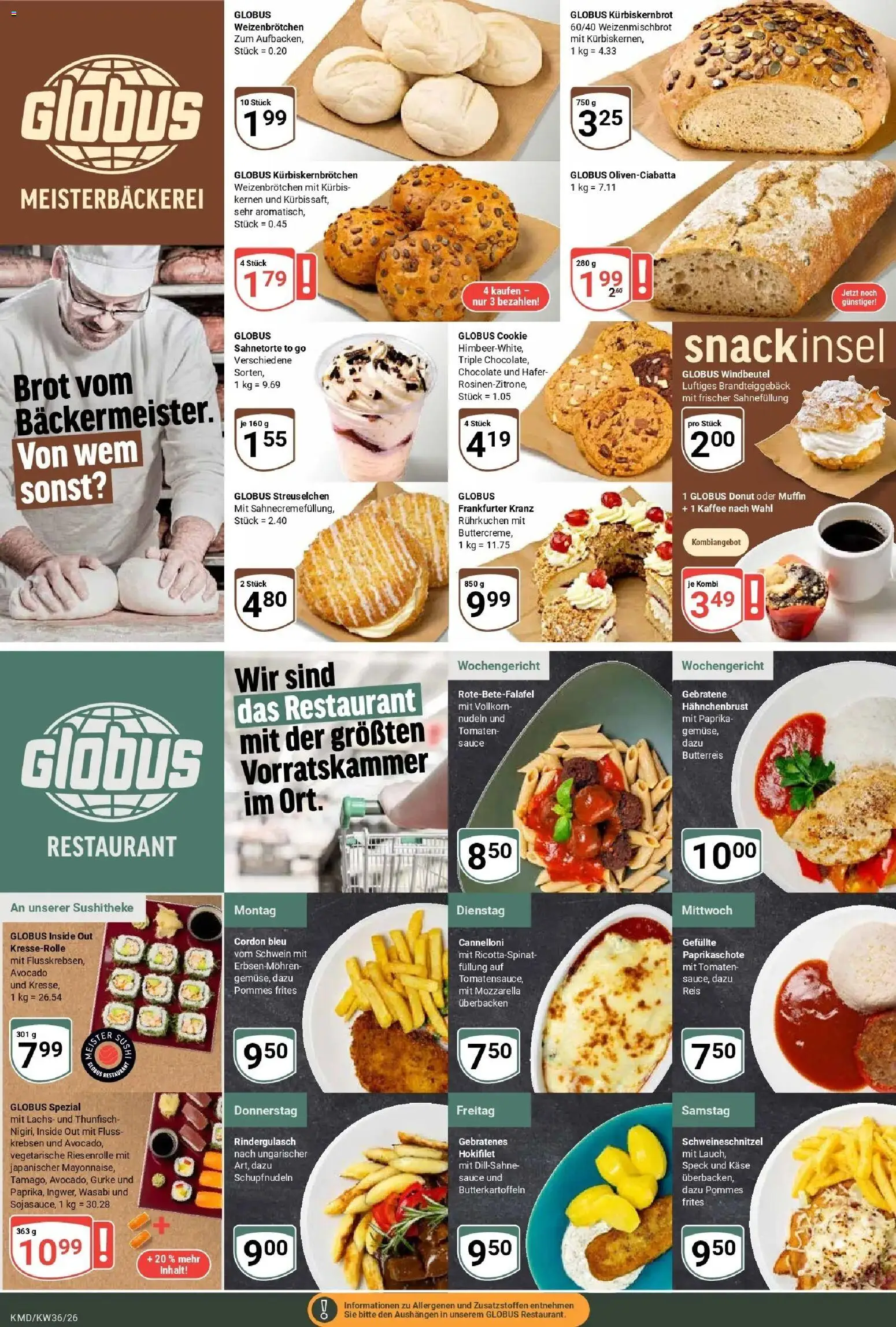 Globus Prospekt Köln (ab 31.08.2026) » Angebote online | Seite: 10 | Produkte: Thunfisch, Pommes frites, Lachs, Nudeln