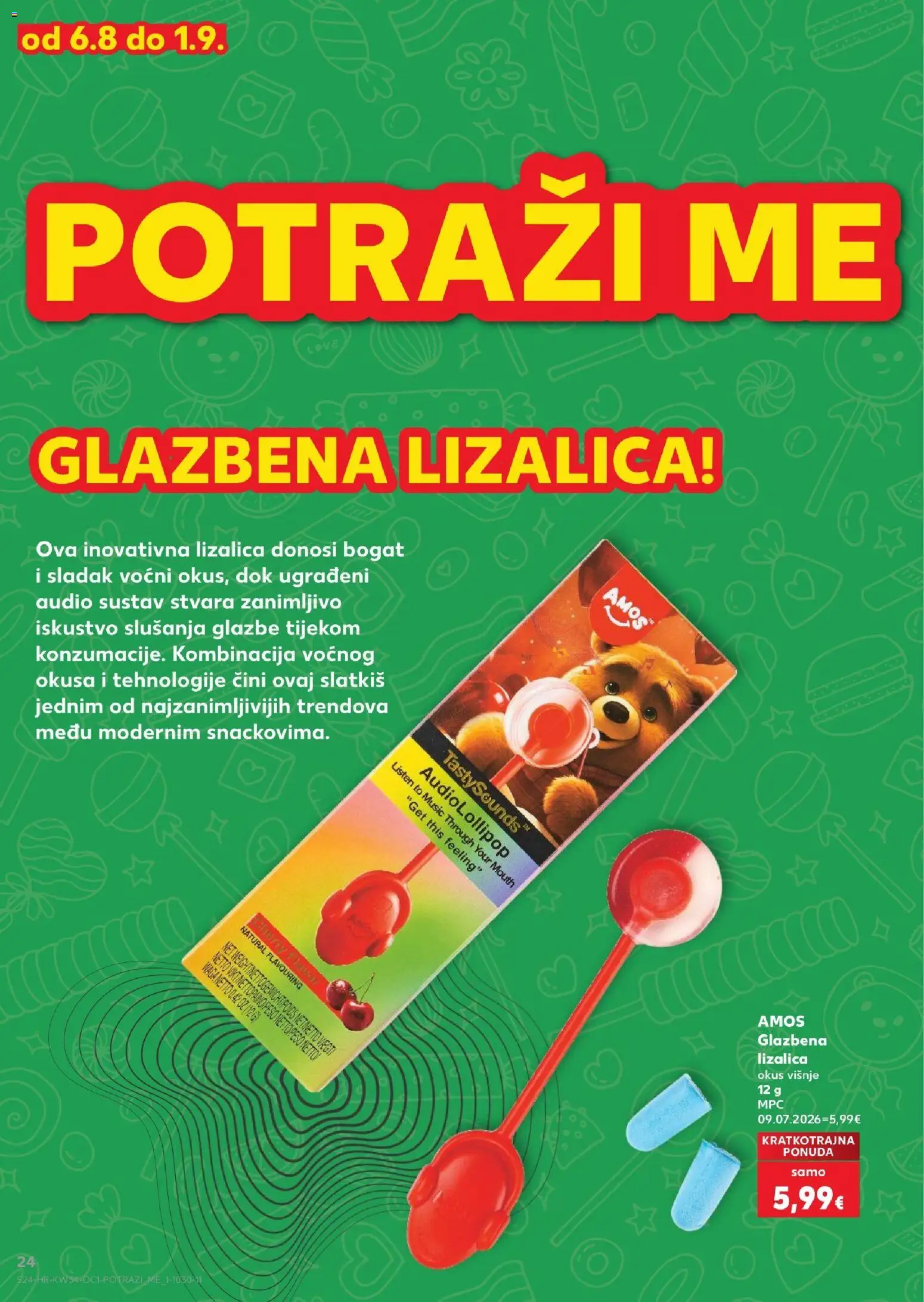Kaufland katalog | vrijedi od 19.08.2026 | Stranica: 24 | Proizvodi: Baterije, Škare, Pila, Aku puhač