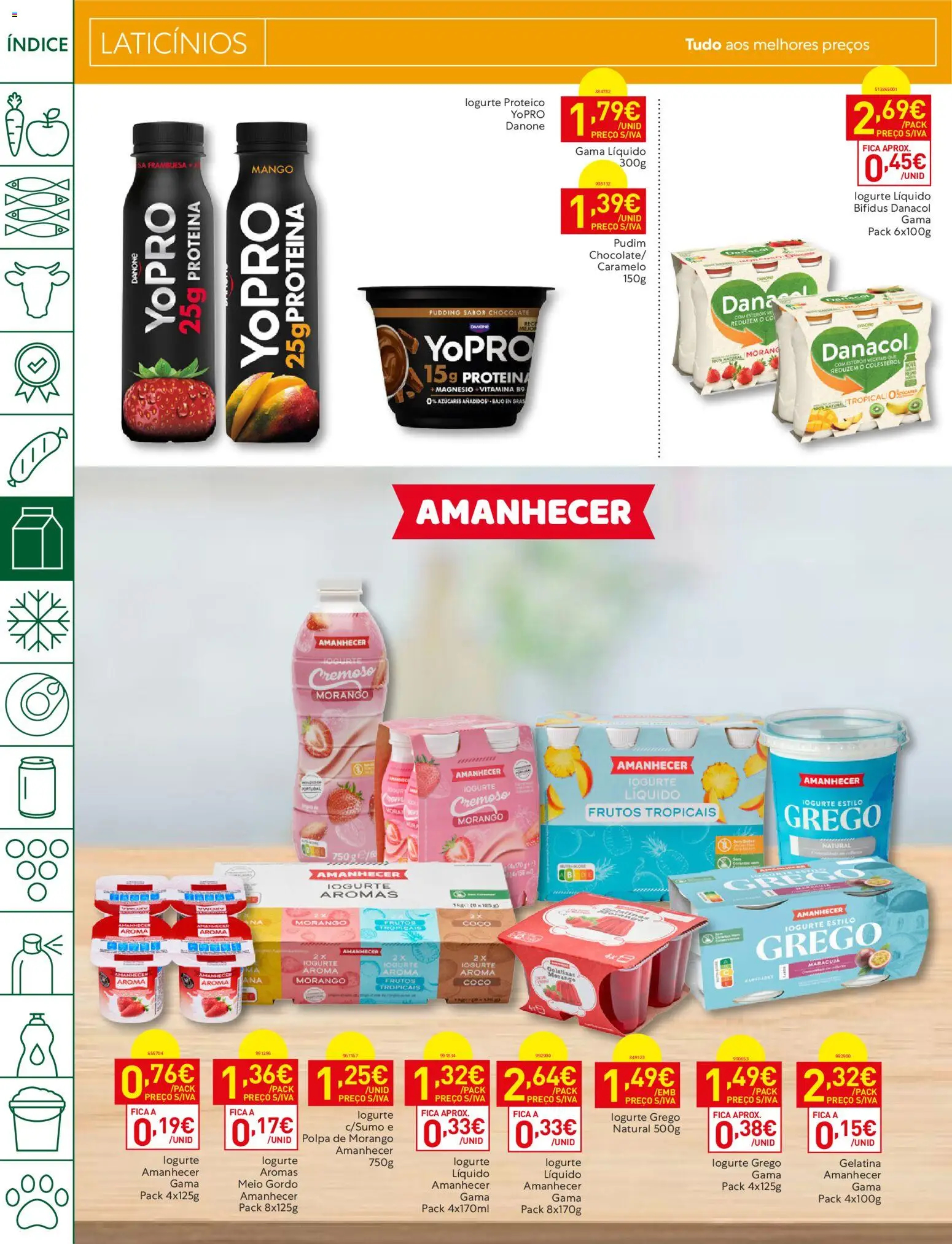 Recheio folheto Madeira │ válido de 23/06/2026 | Página: 12 | Produtos: Gelatina, Pudim, Iogurte, Proteina