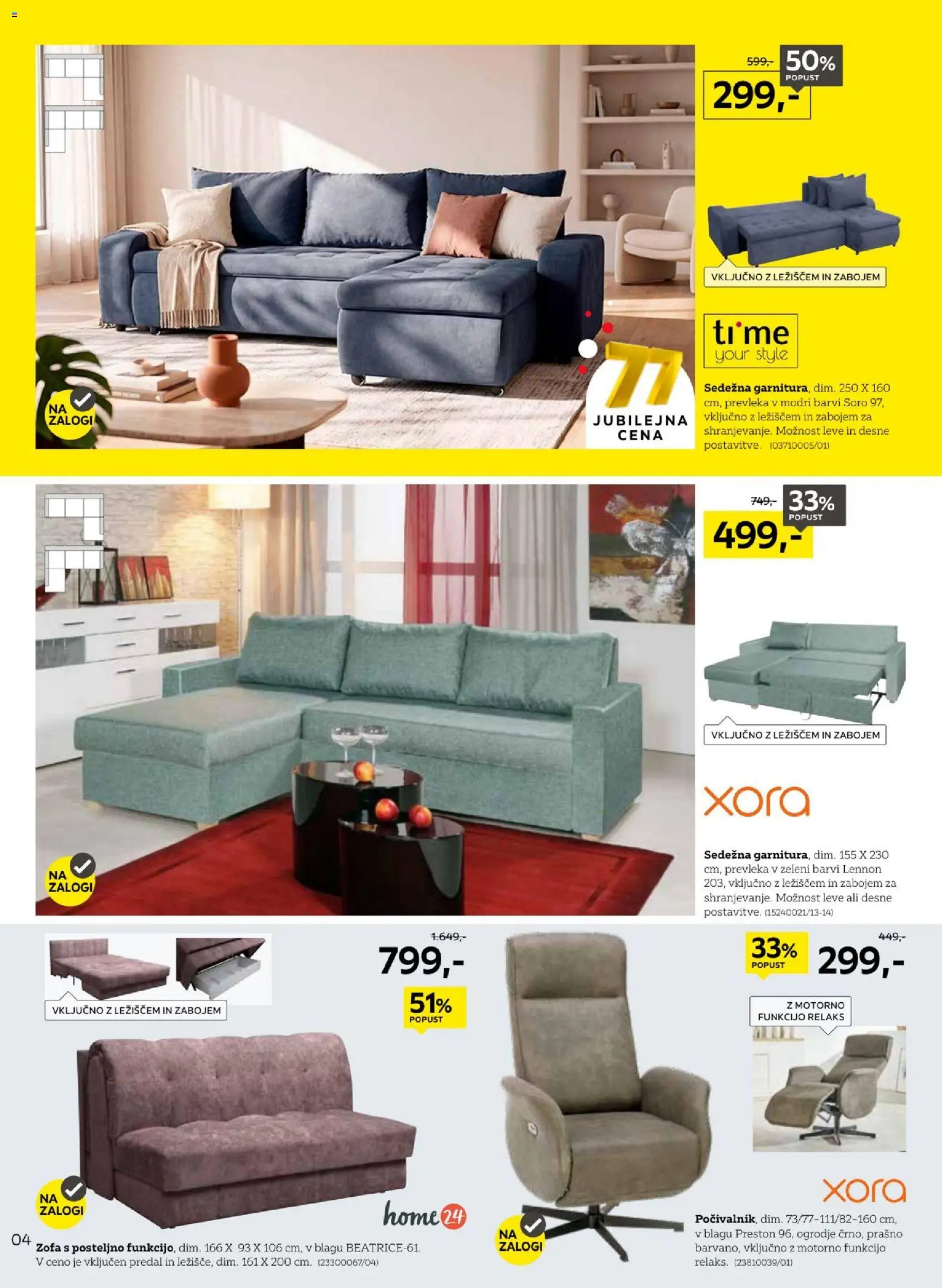 Novi XXXL Lesnina katalog ponudbe – veljaven od 31.08.2026 | Stran: 4