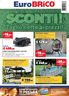 Anteprima del volantino Eurobrico - Sconti! Taglio netto ai prezzi valido a partire dal 15.04.2026