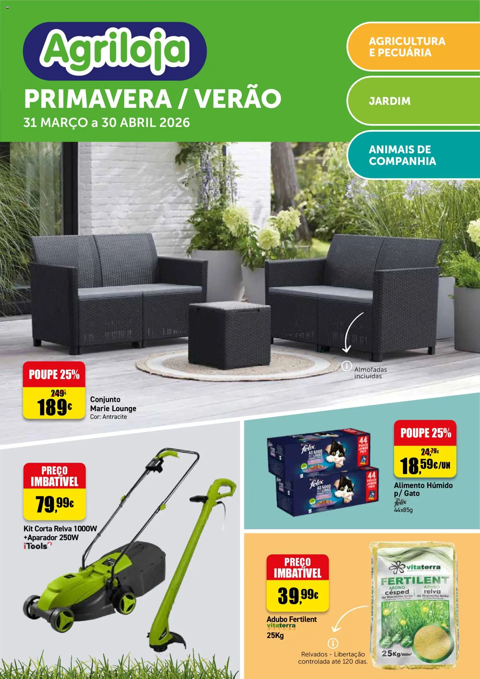 Agriloja folheto │ válido de 31.03.2026 | Página: 1 | Produtos: Aparador