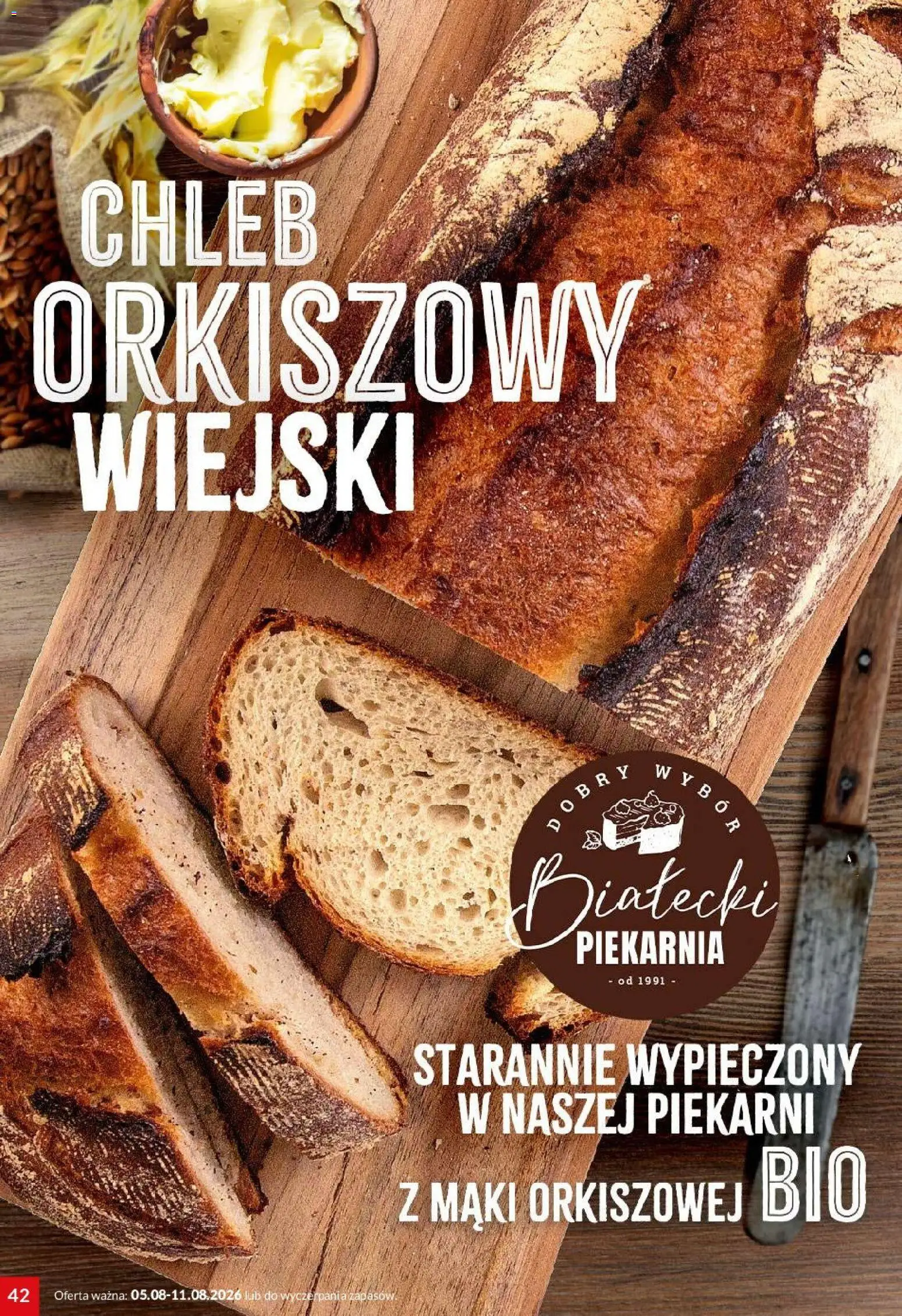 Twój Market gazetka od 05.08.2026 | Strona: 42 | Produkty: Piekarnia, Chleb