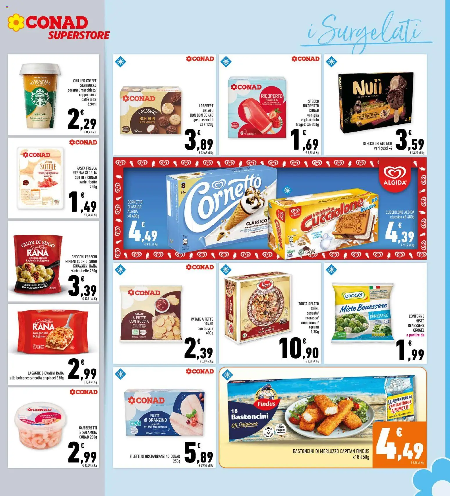 Volantino Conad del 06.05.2026 | Pagina: 11 | Prodotti: Cornetto, Pasta, Agrumi, Torta