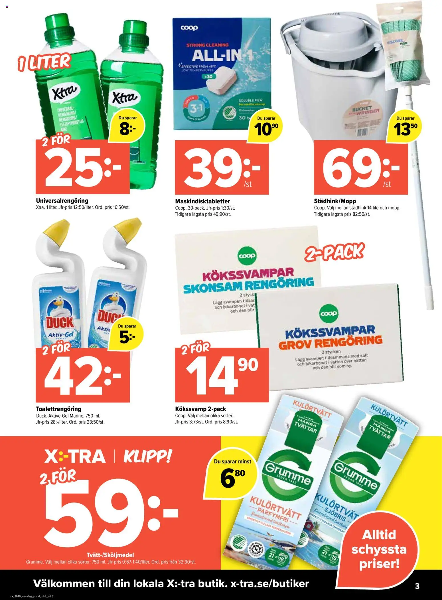 Coop X:-TRA reklamblad aktuell från 28/09/2026 | Sida: 3
