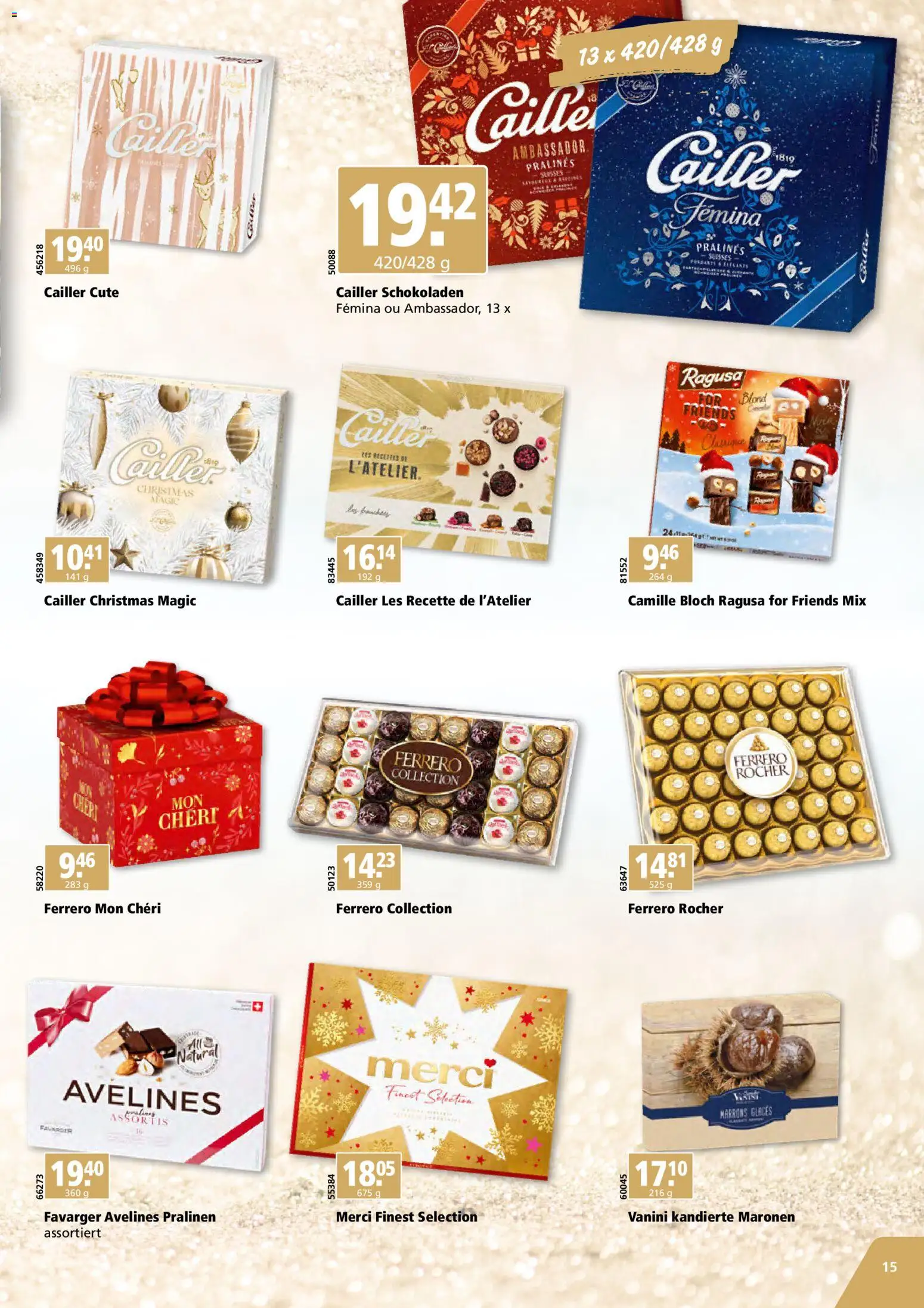 Aligro aktionen Geschenke Chavannes, Matran, Genf, Sitten – gültig ab 02.11.2026 | Seite: 15 | Produkte: Ferrero Rocher