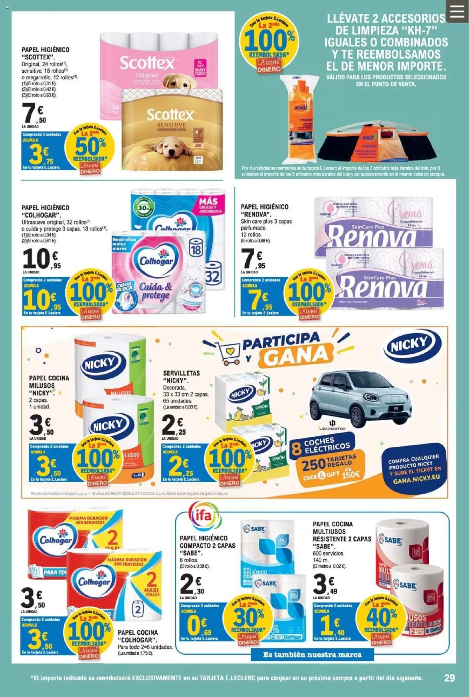 E.Leclerc Miranda de Ebro │ válido desde el 12/08/2026 | Página: 29 | Productos: Perfume, Limón, Crema, Té