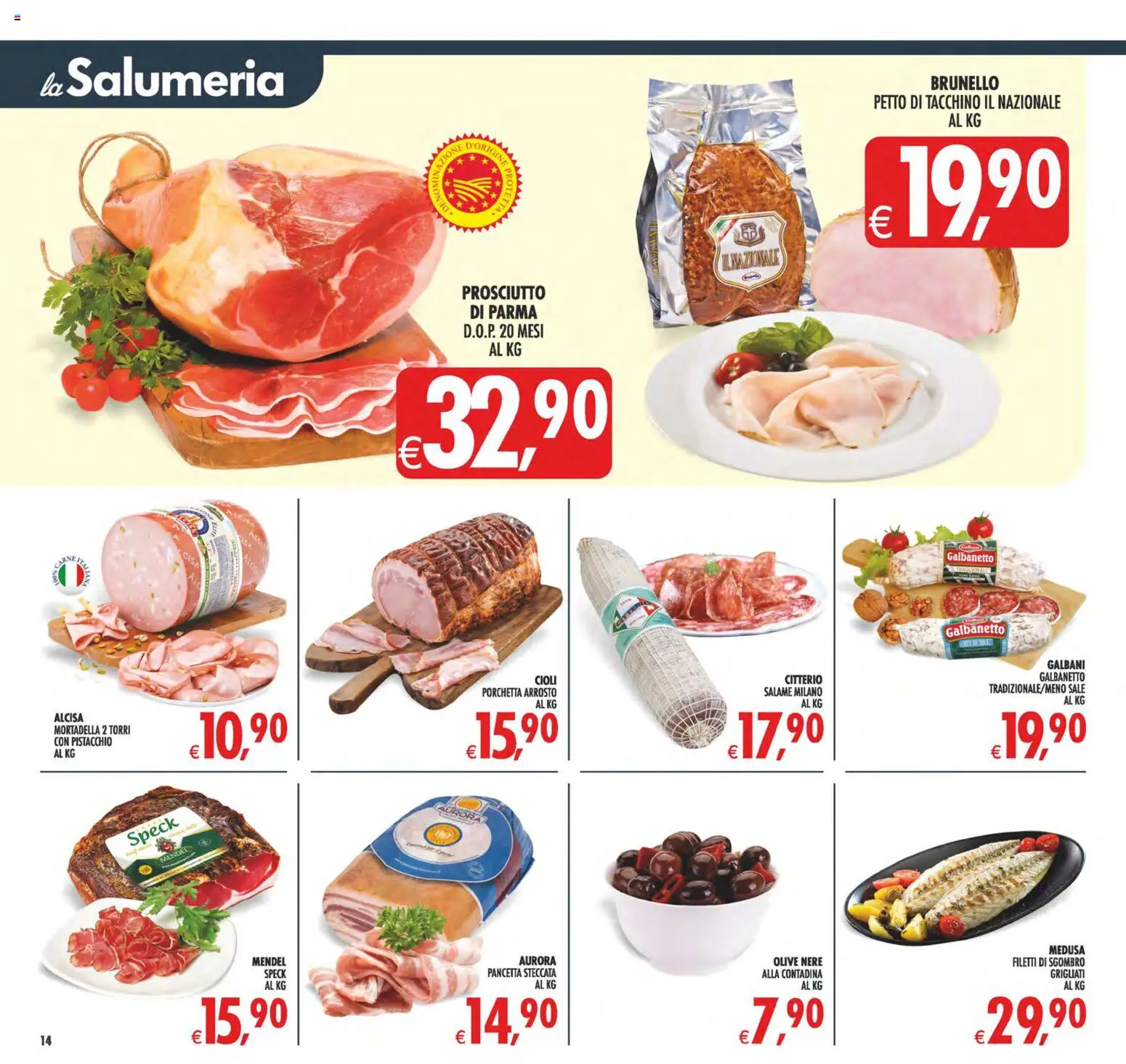 Volantino Decò del 22/09/2026 | Pagina: 14 | Prodotti: Speck, Porchetta, Pistacchio, Pancetta