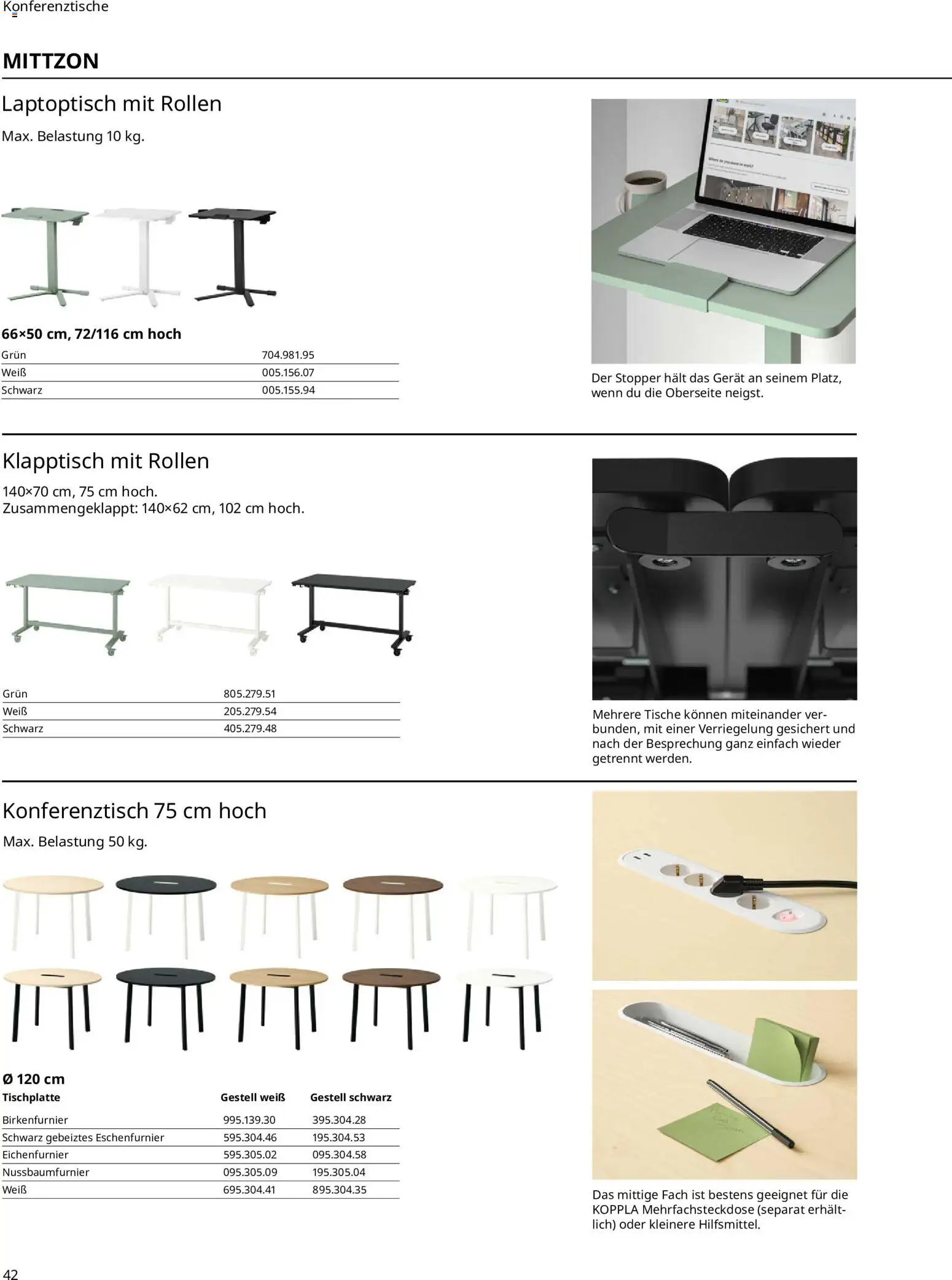 Ikea Büroeinrichtung – gültig ab 01.04.2026 | Seite: 42 | Produkte: Konferenztisch
