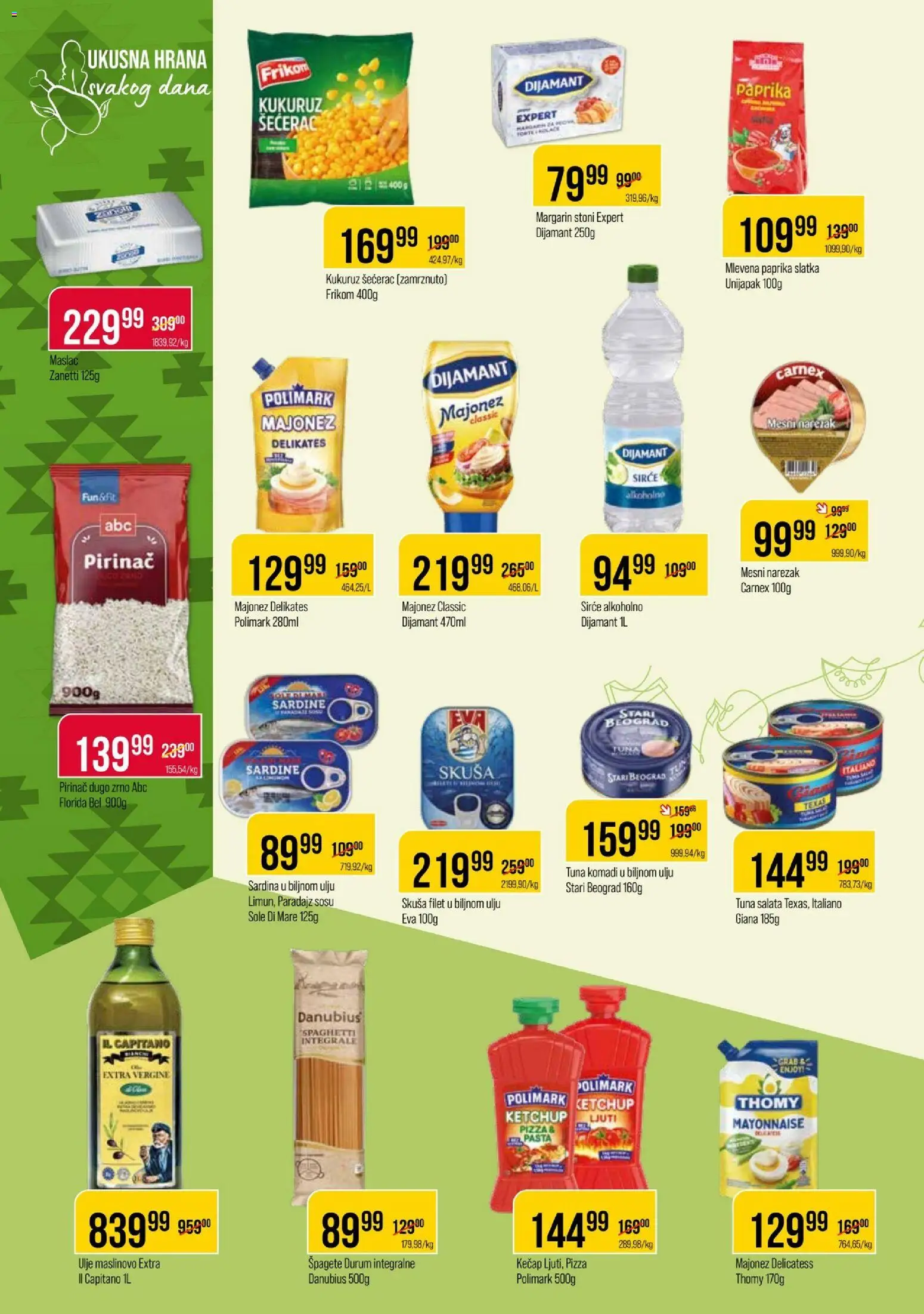 Metalac Proleter katalog - važi od 26.08.2026 | Strana: 6 | Proizvode: Filet, Kukuruz šećerac, Sardine, Sardina