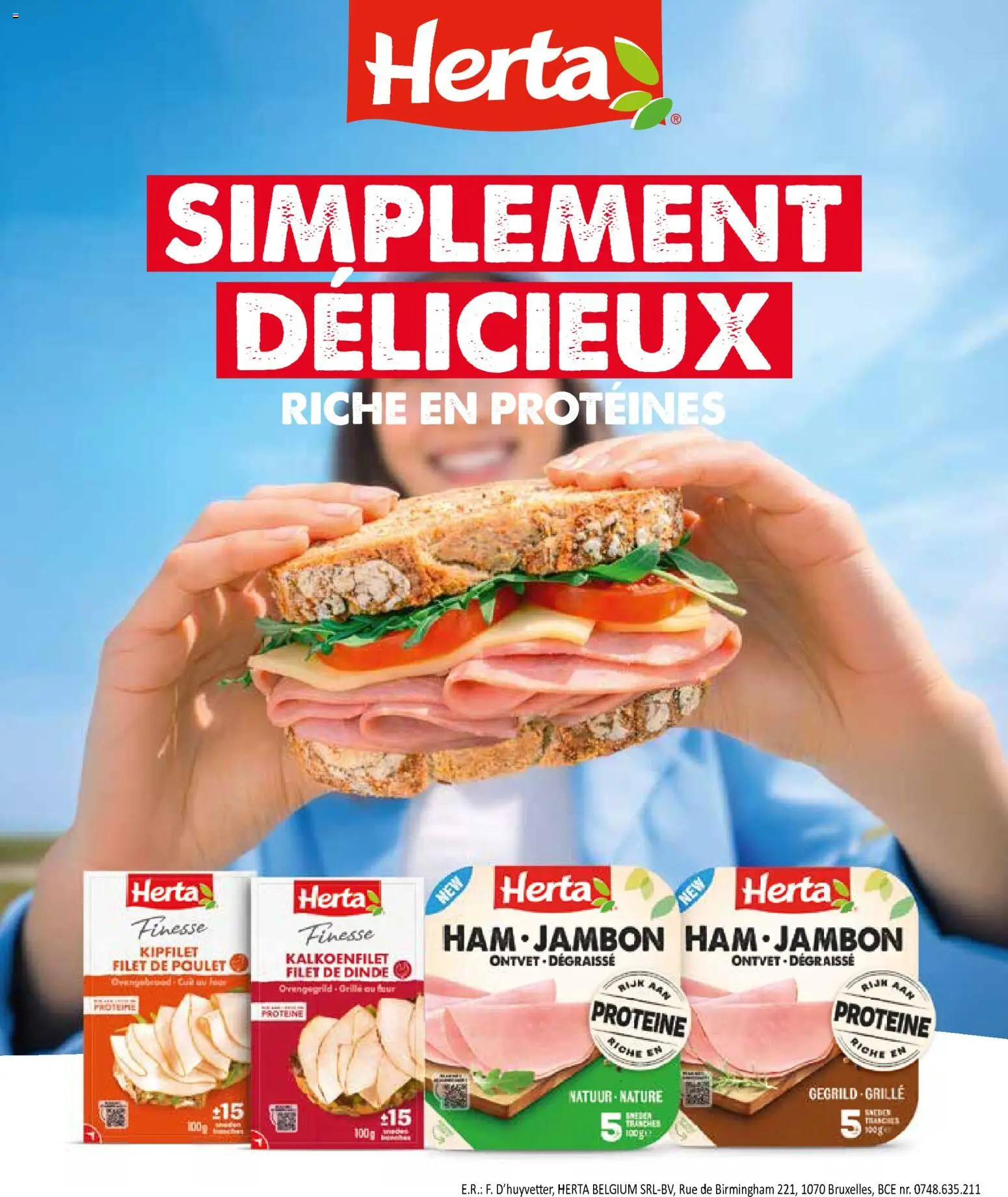 {H1} | Pagina: 57 | Producten: Ham, Kalkoenfilet, Filet, Proteïne