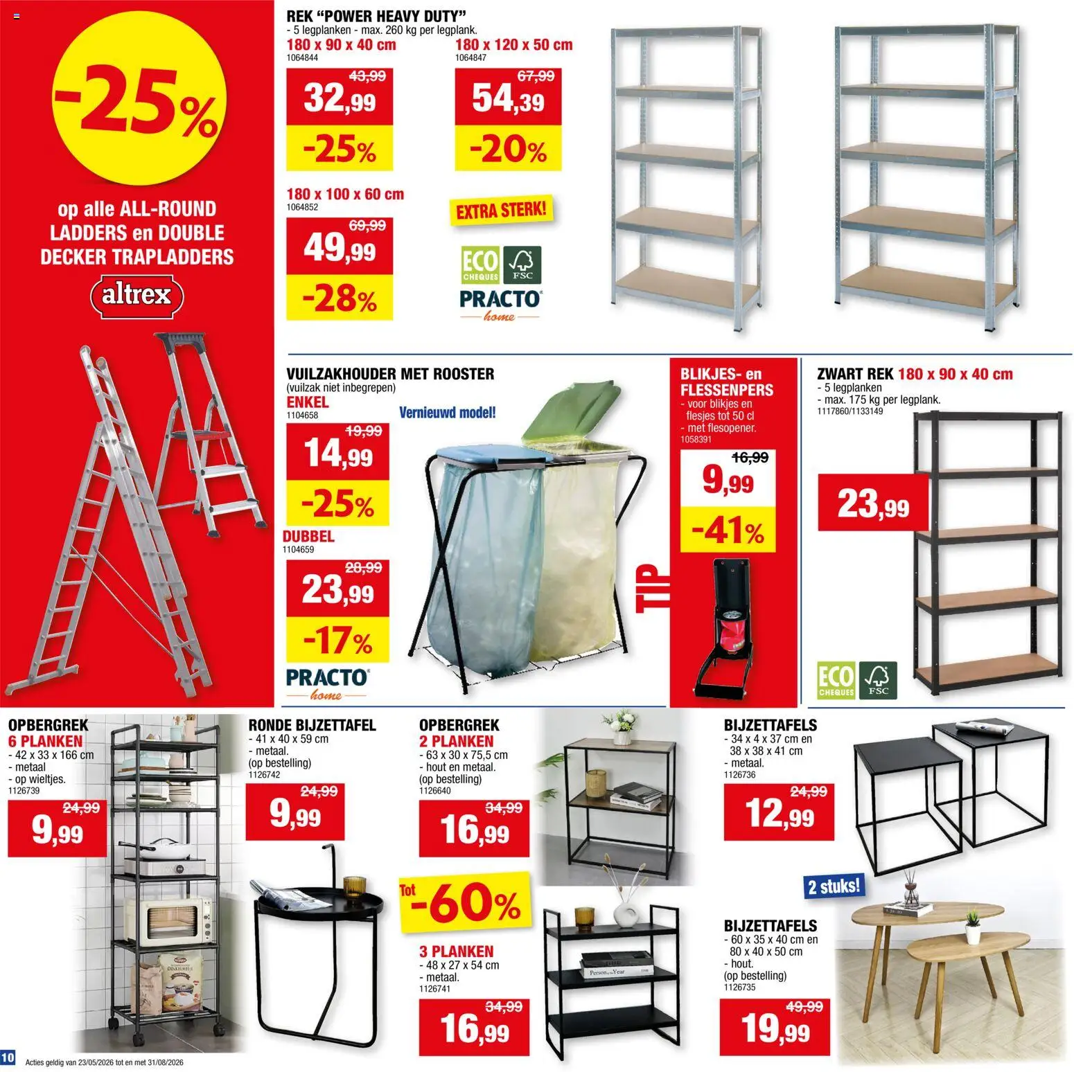{H1} | Pagina: 8 | Producten: Bijzettafels, Rooster, Planken, Lit pour bébés