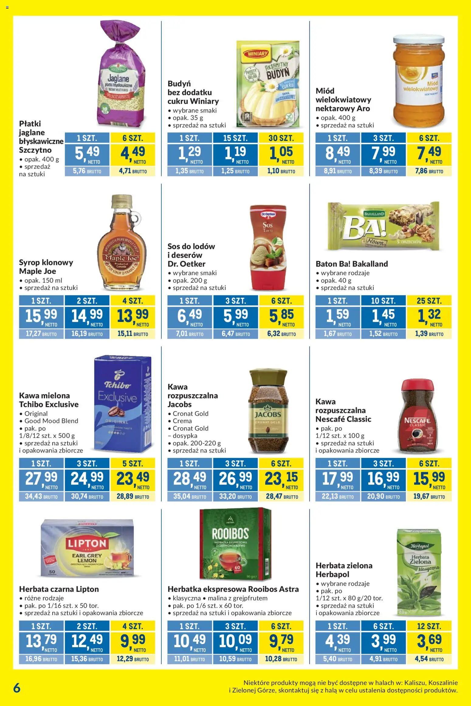 Makro gazetka - Kupujesz więcej płacisz mniej od 01.09.2026 | Strona: 6 | Produkty: Budyń, Nescafe, Rooibos, Kawa