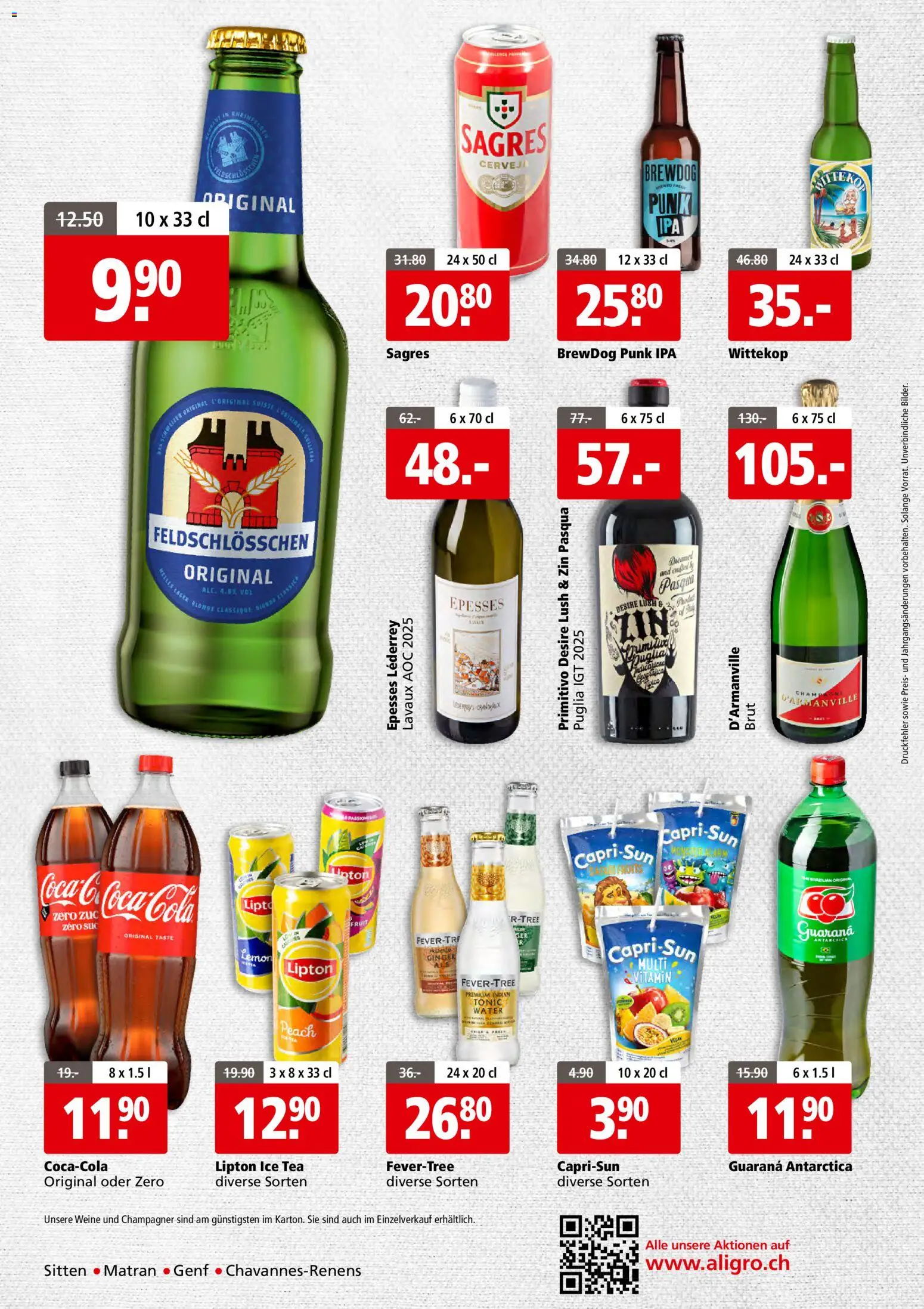 Aligro aktionen Business Chavannes, Matran, Genf, Sitten – gültig ab 26.10.2026 | Seite: 4