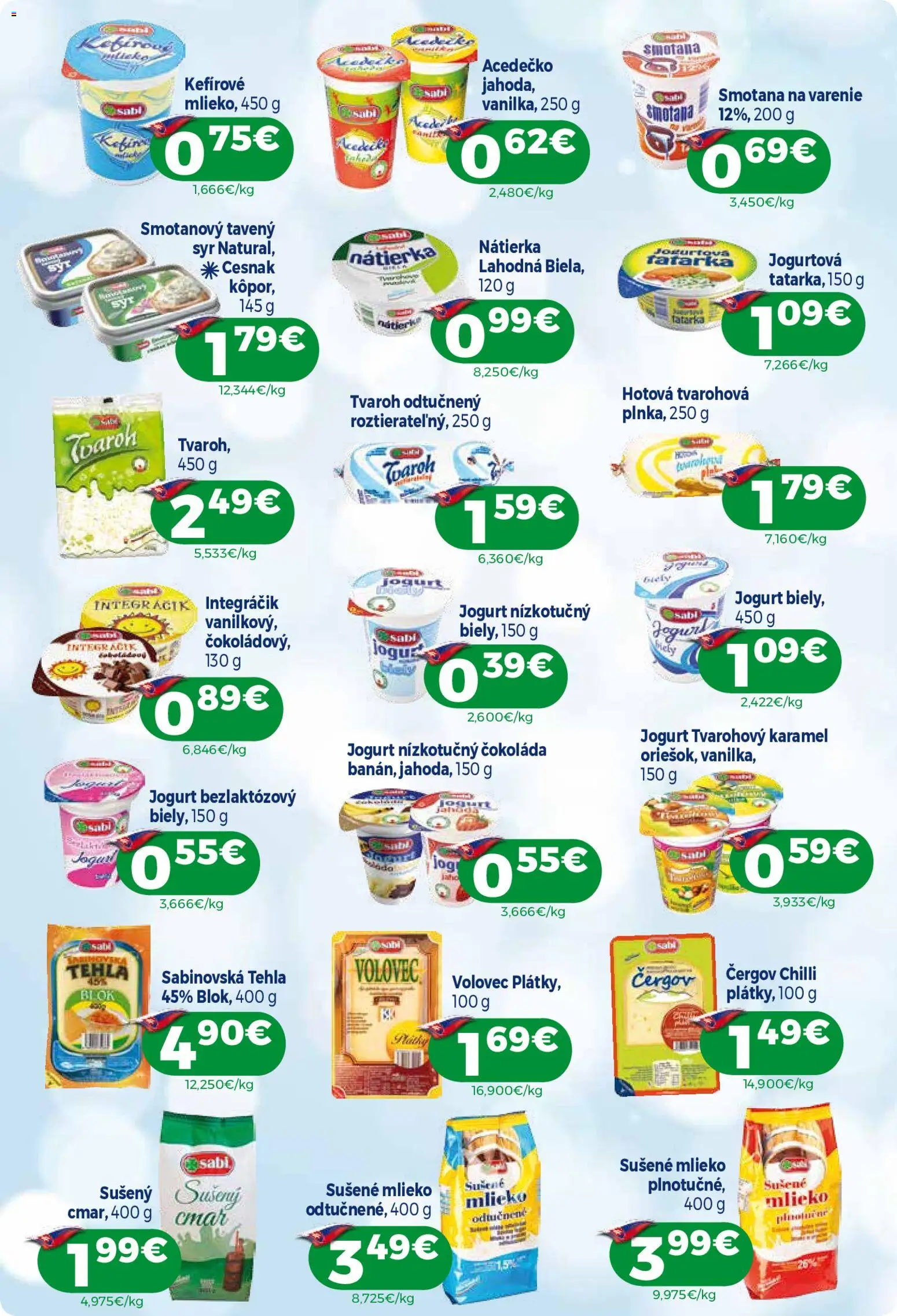 Nové Milk Agro akcie – leták je platný od 07.10.2026 | Strana: 4 | Produkty: Nátierka, Tavený syr, Cesnak, Tvaroh