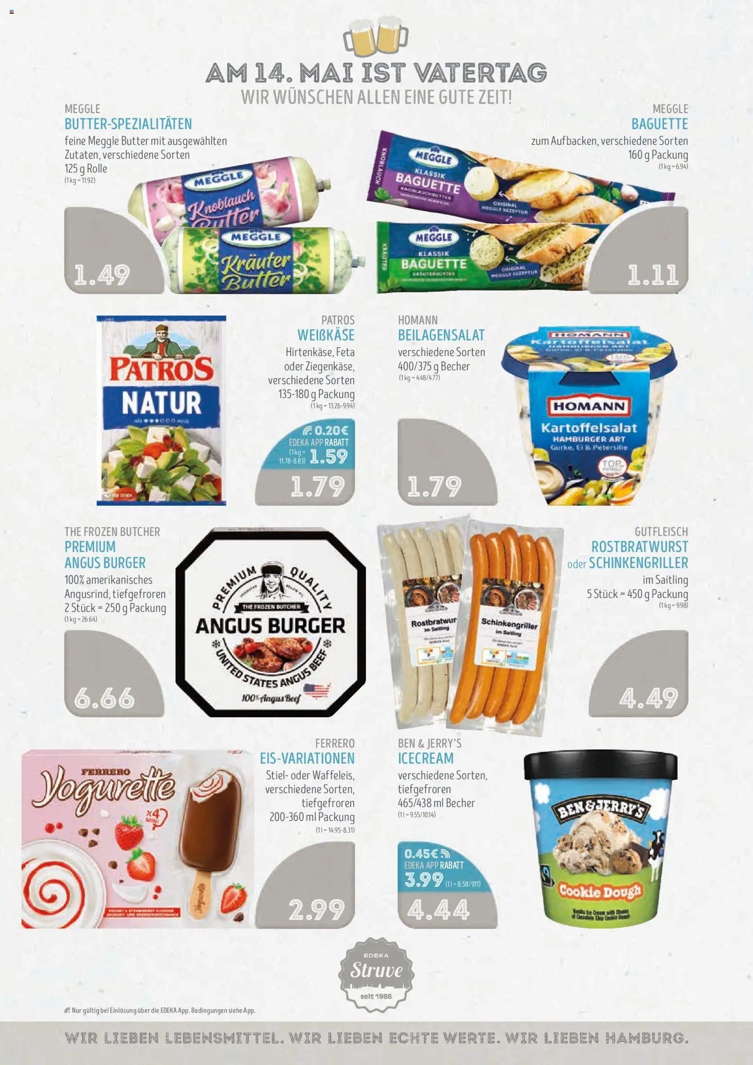 Edeka Struve Prospekt 	 – gültig ab 11.05.2026 | Seite: 8 | Produkte: Burger, Knoblauch, Petersilie, Meggle butter