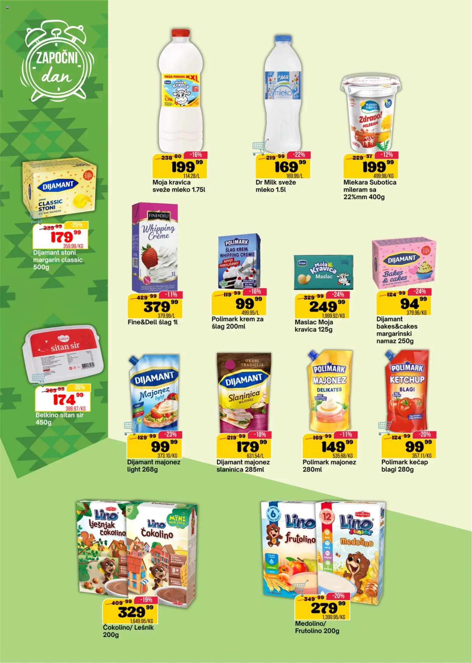 Senta Promet katalog - važi od 23.09.2026 | Strana: 4 | Proizvode: Maslac, Sitan sir, Lešnik, Krem