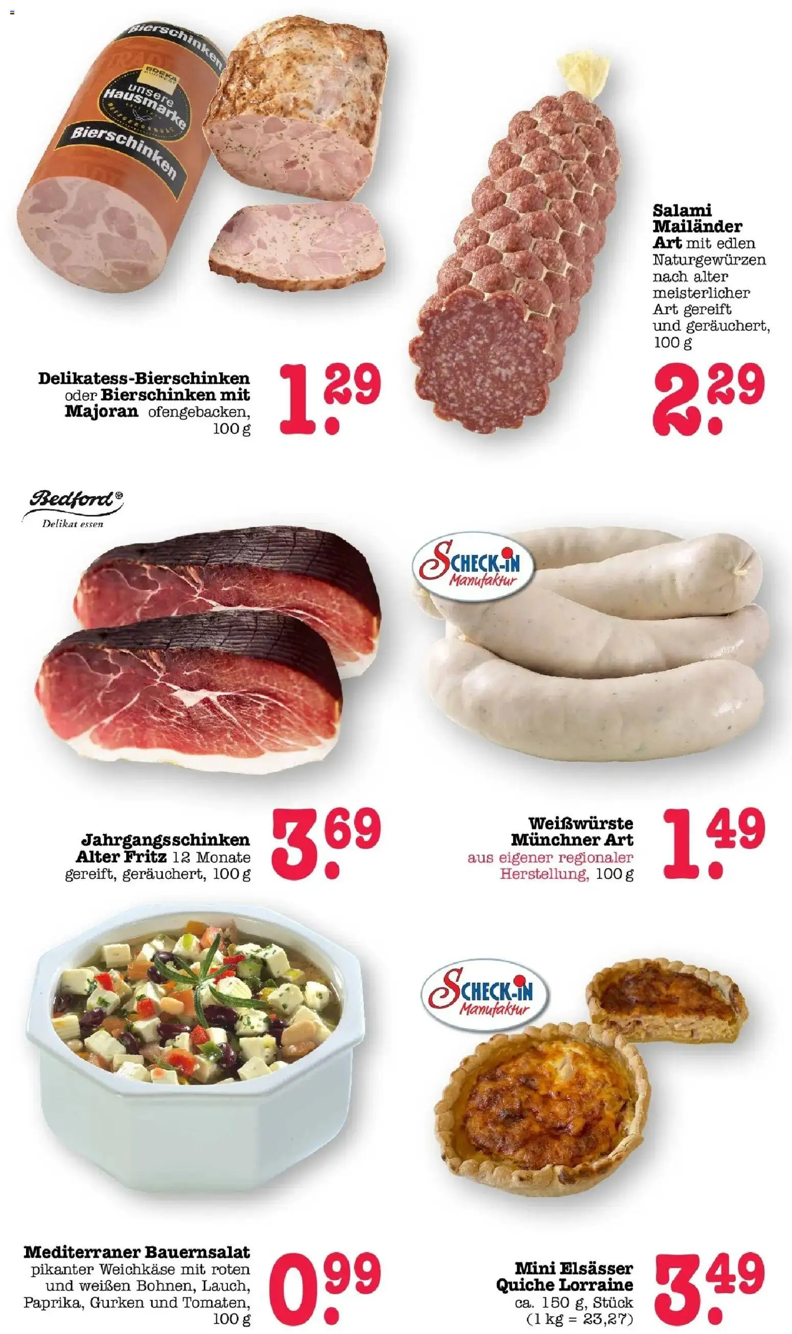 Edeka Prospekt Bühlertal – gültig ab 27.07.2026 | Seite: 9 | Produkte: Salami, Gurken