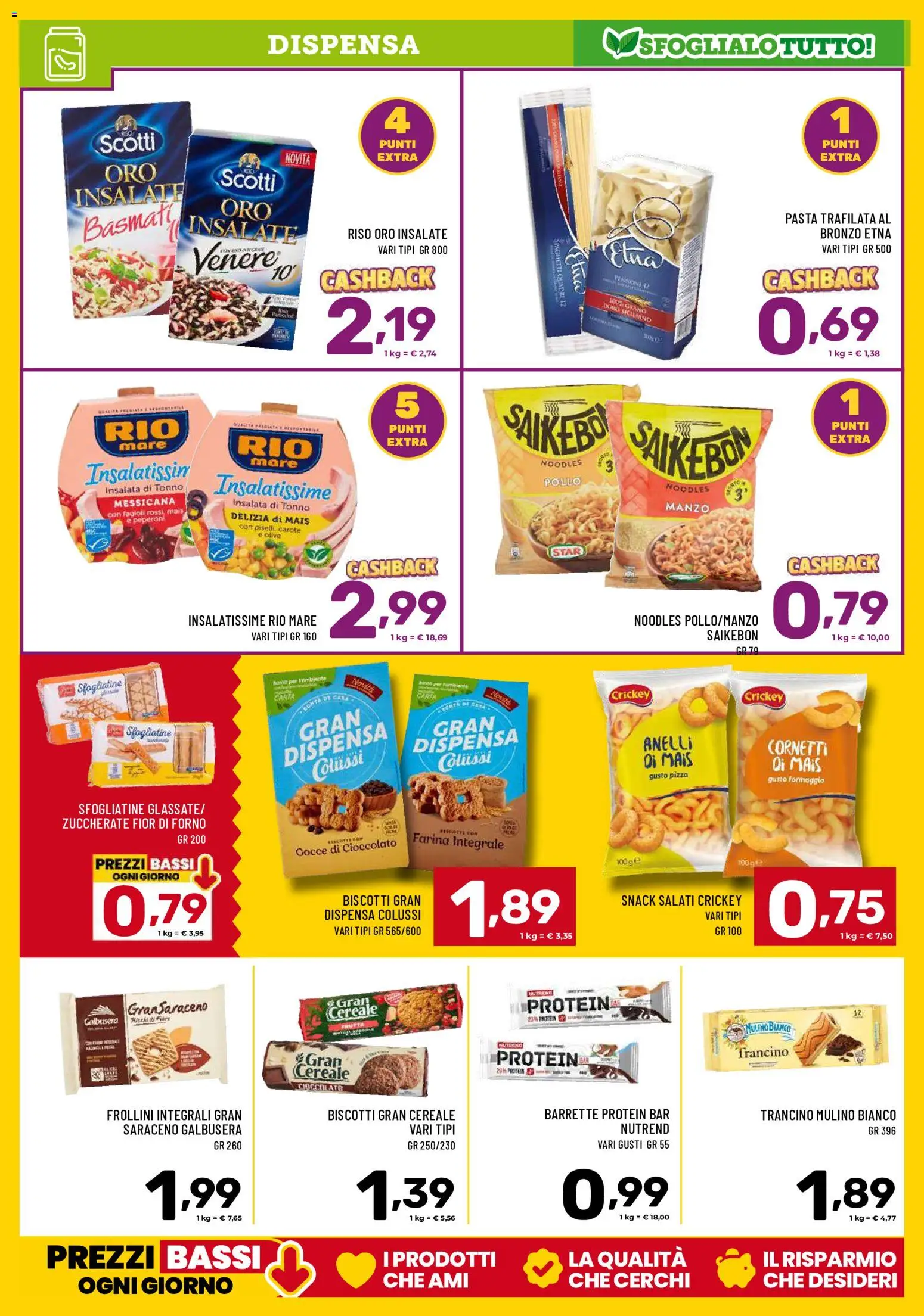 Volantino Il Centesimo del 21/08/2026 | Pagina: 9 | Prodotti: Biscotti, Formaggio, Olive, Frollini