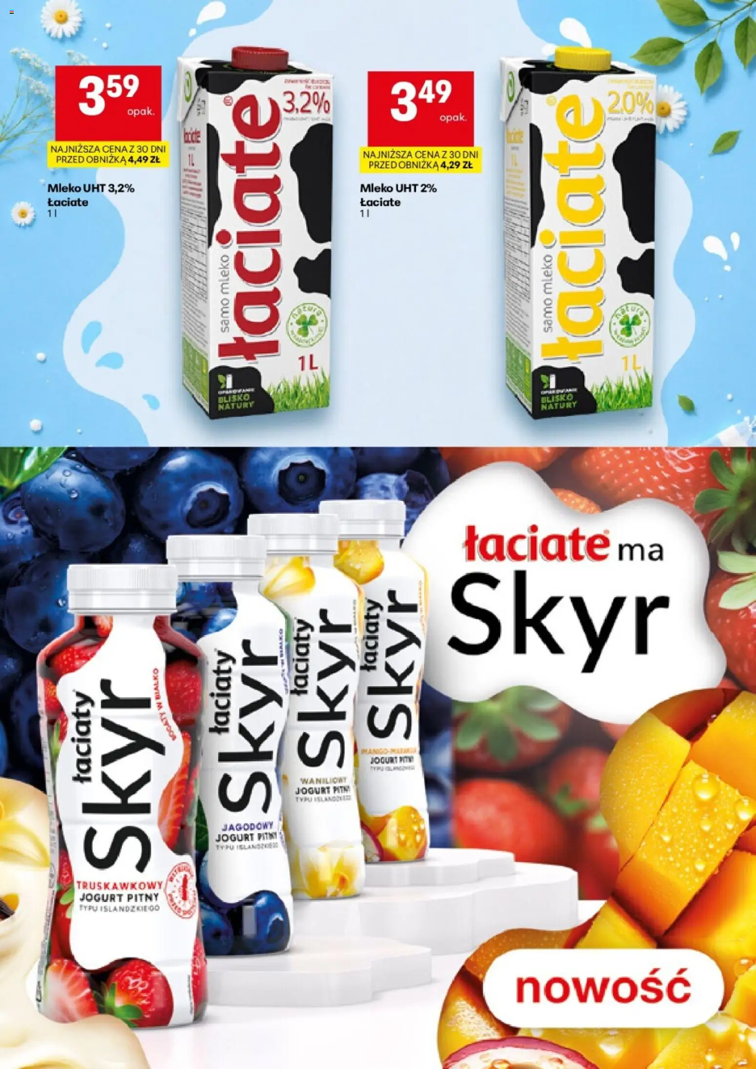 Delikatesy Centrum gazetka - Lato od 02.07.2026 | Strona: 5 | Produkty: Jogurt pitny, Mleko, Jogurt, Skyr