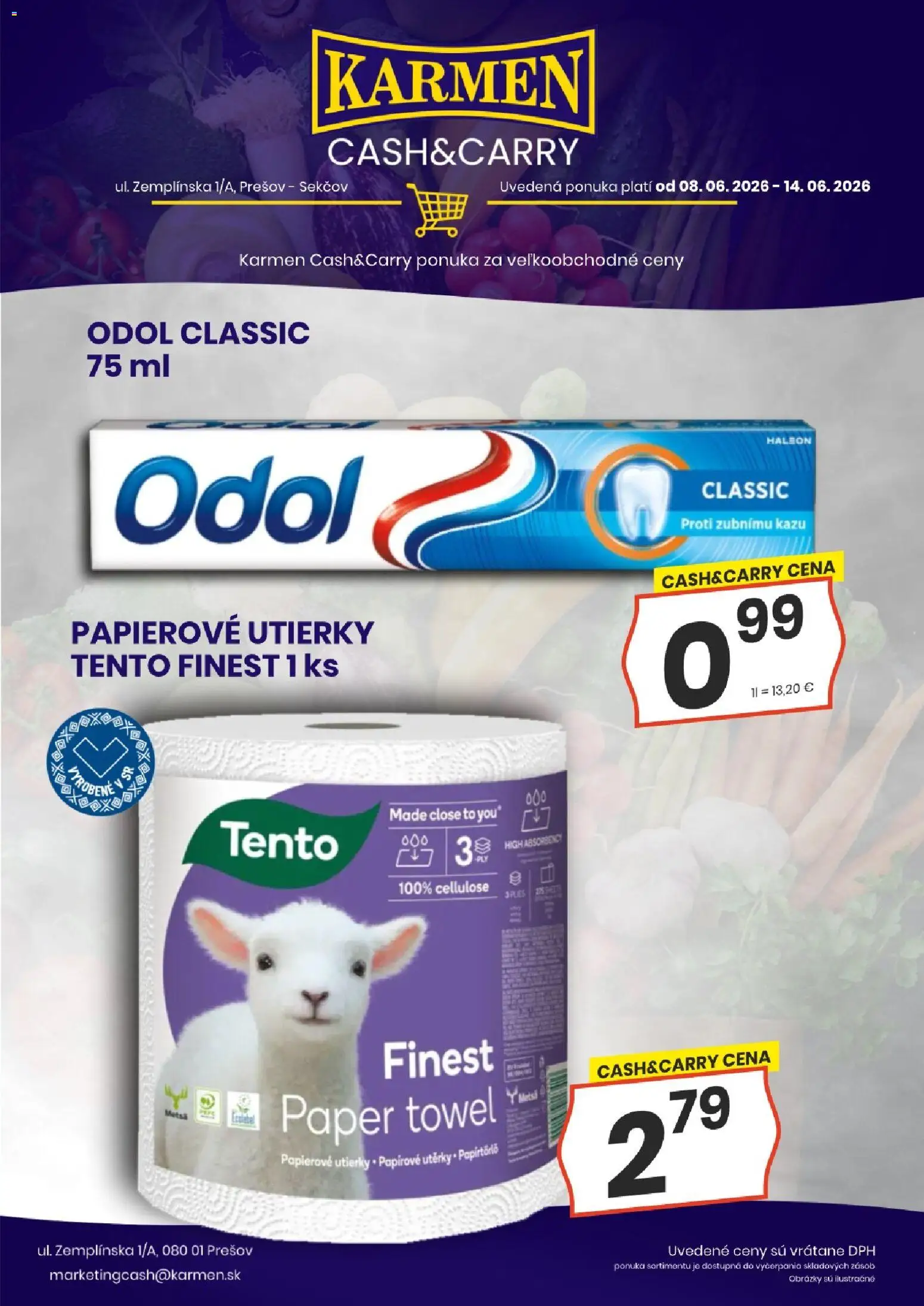 Nové KARMEN CBA akcie – leták je platný od 08.06.2026 | Strana: 2