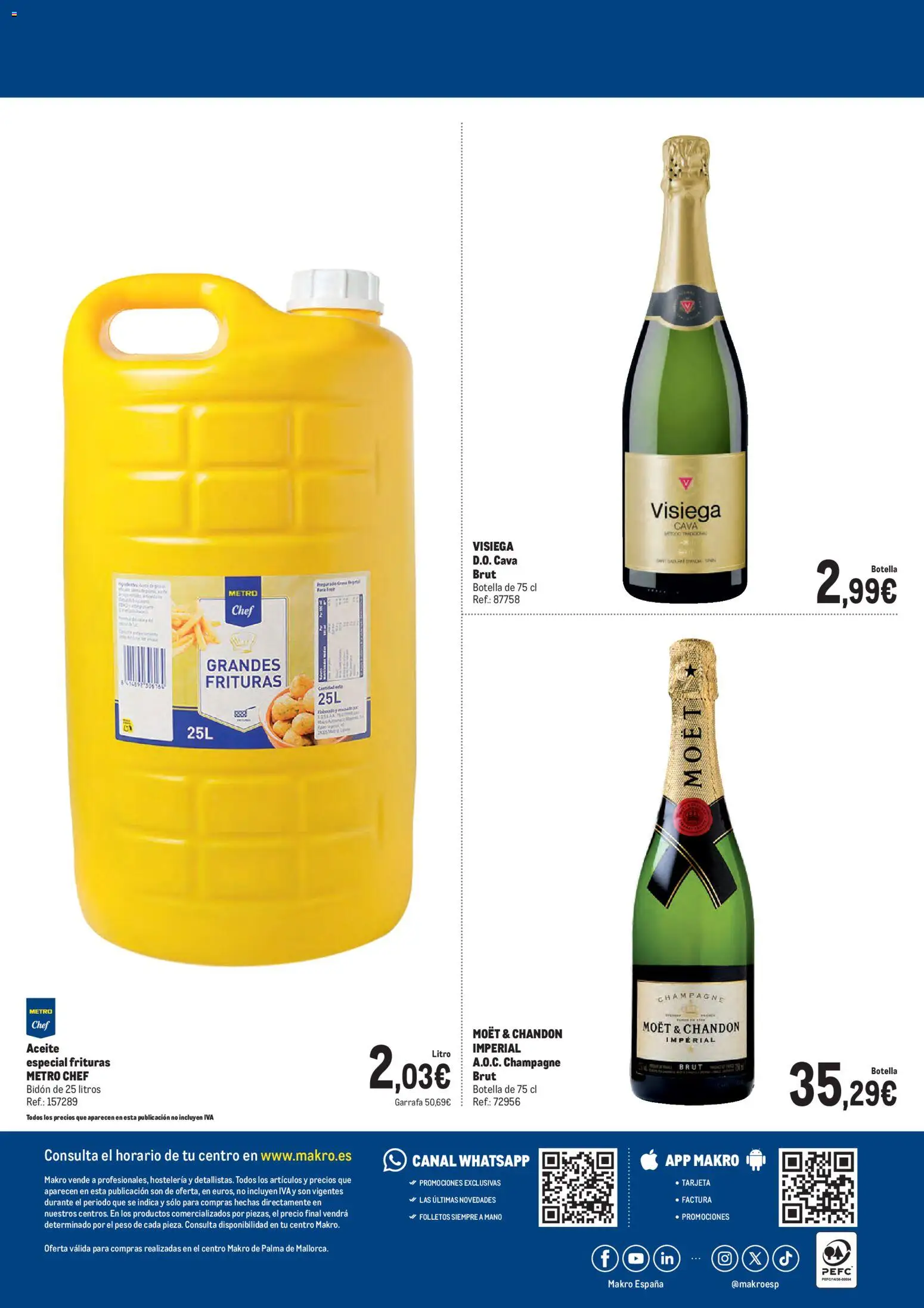 Makro Especial Sant Joan Palma │ válido desde el 06.06.2026 | Página: 4 | Productos: Aceite, Peso
