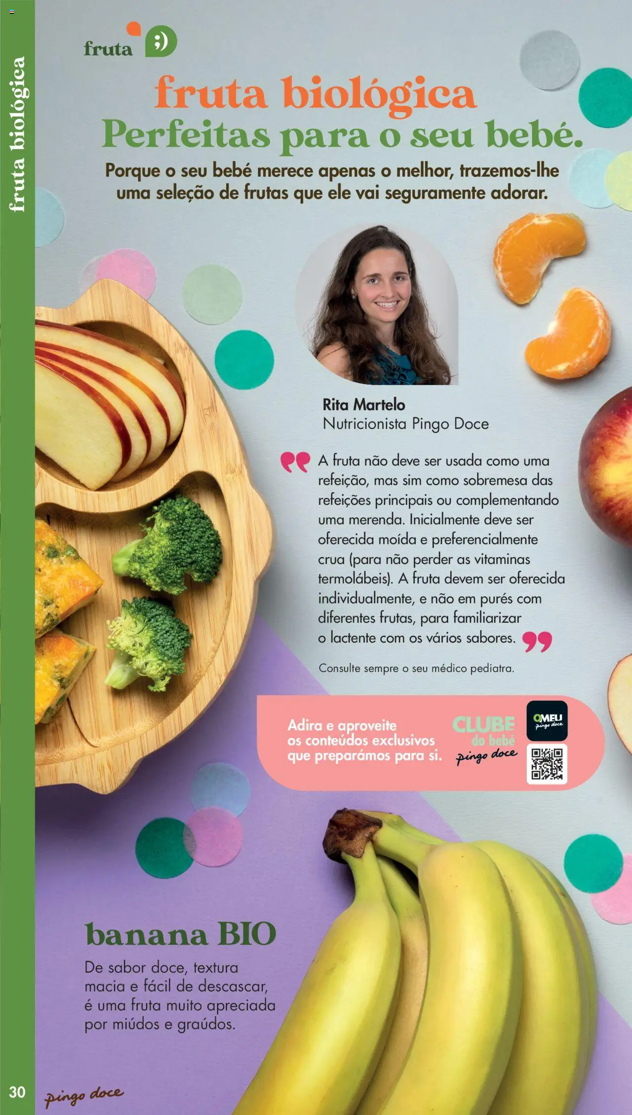 Pingo Doce - Catálogo Fruta e Legumes │ válido de 20/05/2025 | Página: 30 | Produtos: Banana, Sobremesa, Frutas, Martelo
