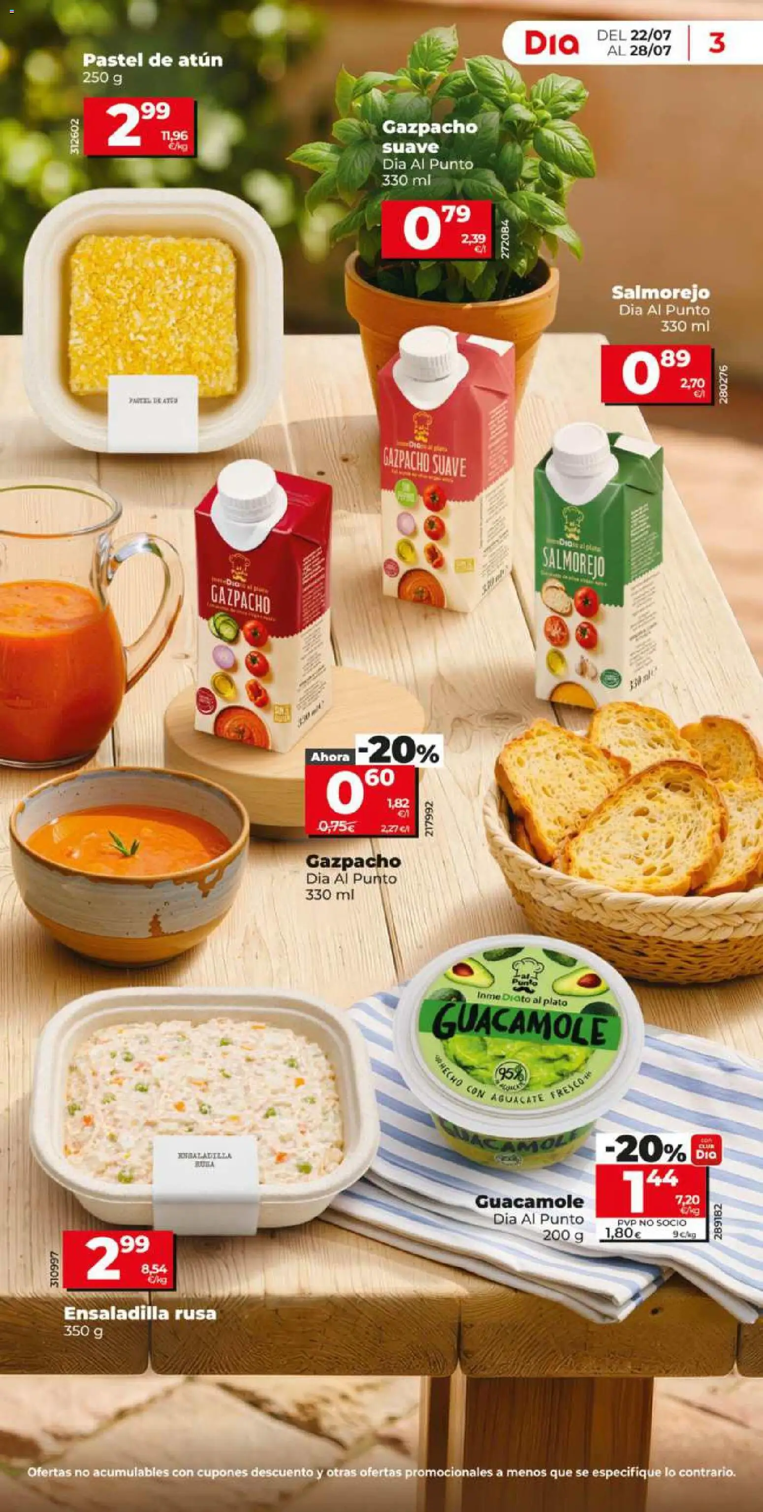 Dia - folleto Market │ válido desde el 22/07/2026 | Página: 3 | Productos: Aguacate, Ensaladilla, Guacamole, Gazpacho