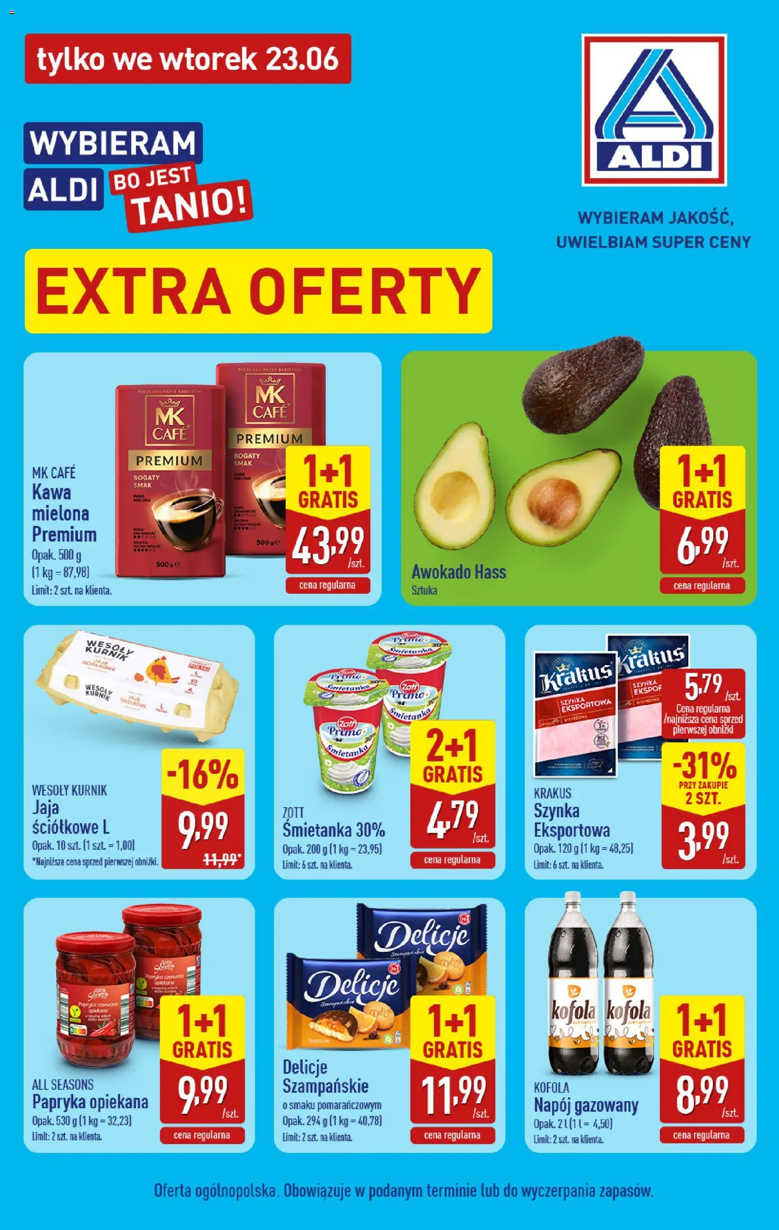 Aldi Polsko leták - Extra oferta od 23.06.2026 | Strana: 1