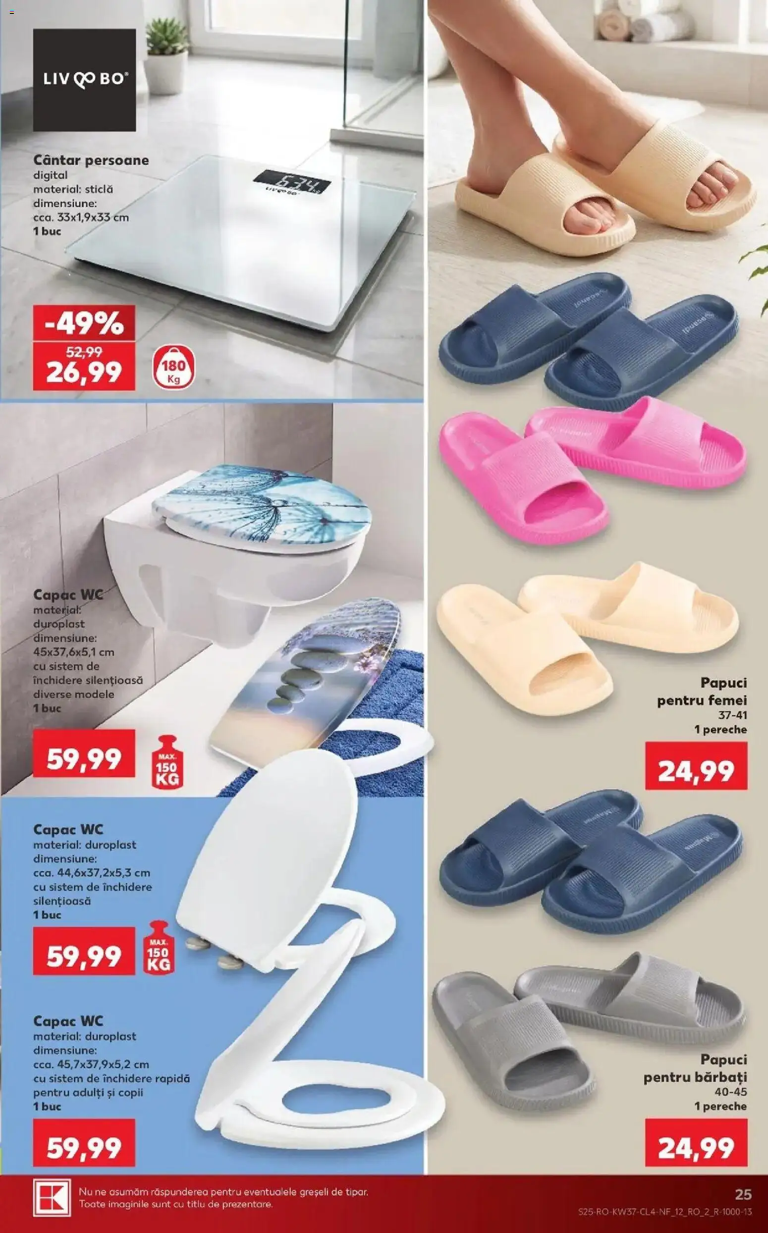 Kaufland Deva 09.09.2026 - Revista si Oferta | Pagină: 25 | Produse: Cântar, Papuci