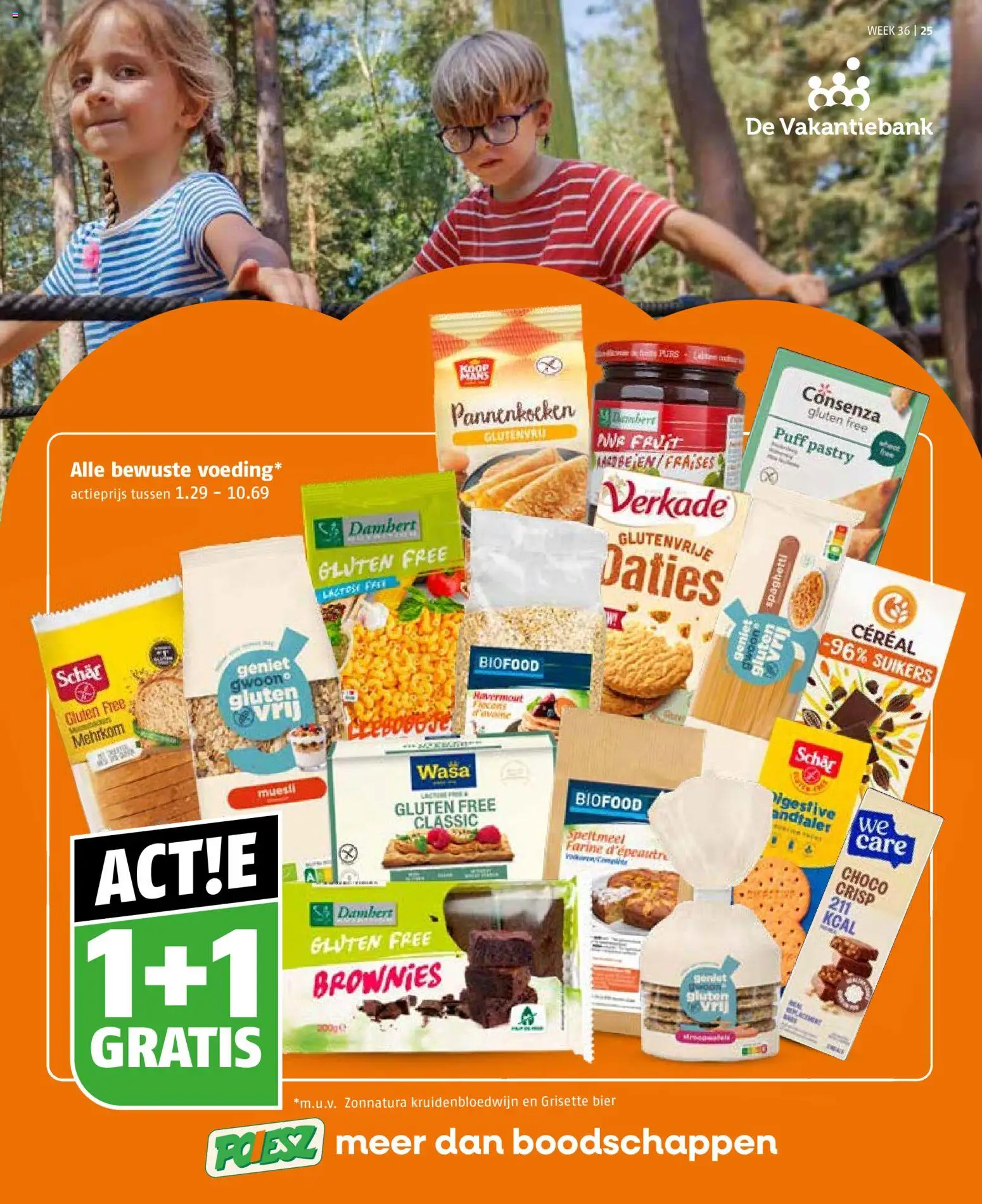 {H1} | Pagina: 25 | Producten: Brownies, Bier, Muesli, Fruit