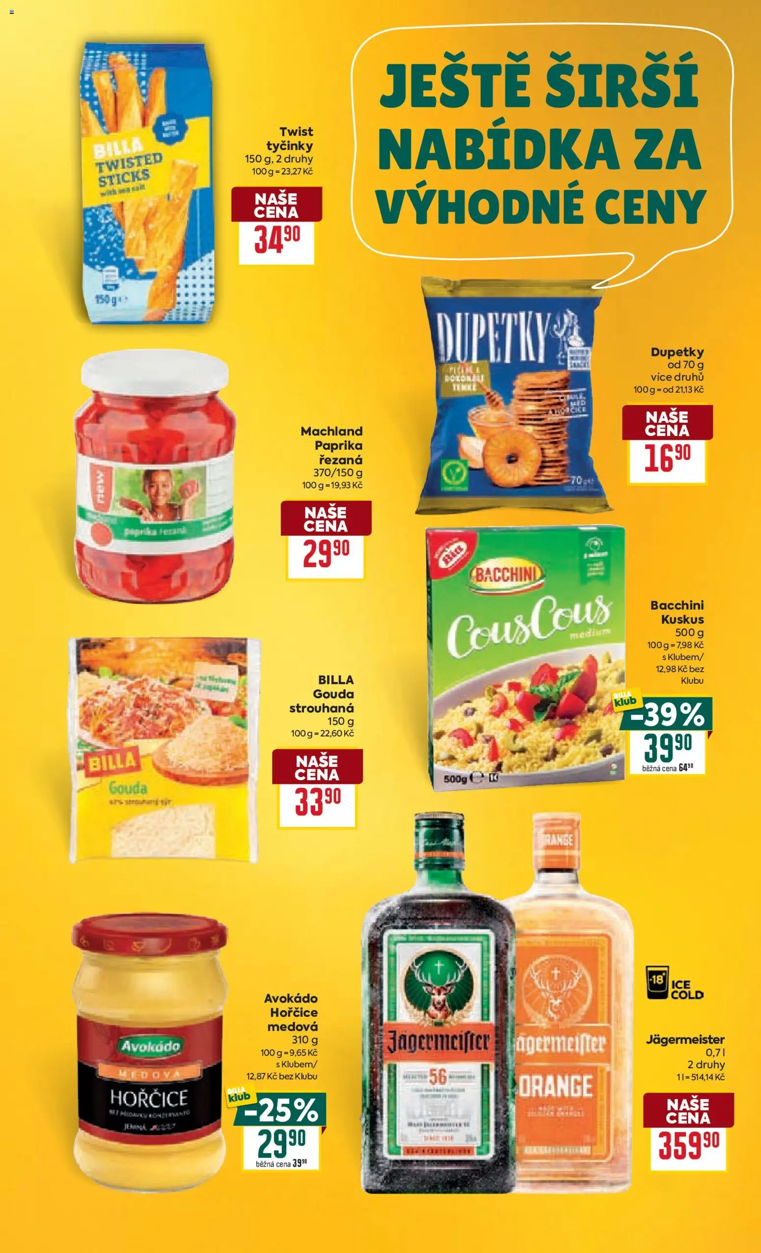 Billa Velký leták od 06.05.2026 | Strana: 31 | Produkty: Gouda, Tyčinky, Paprika, Hořčice