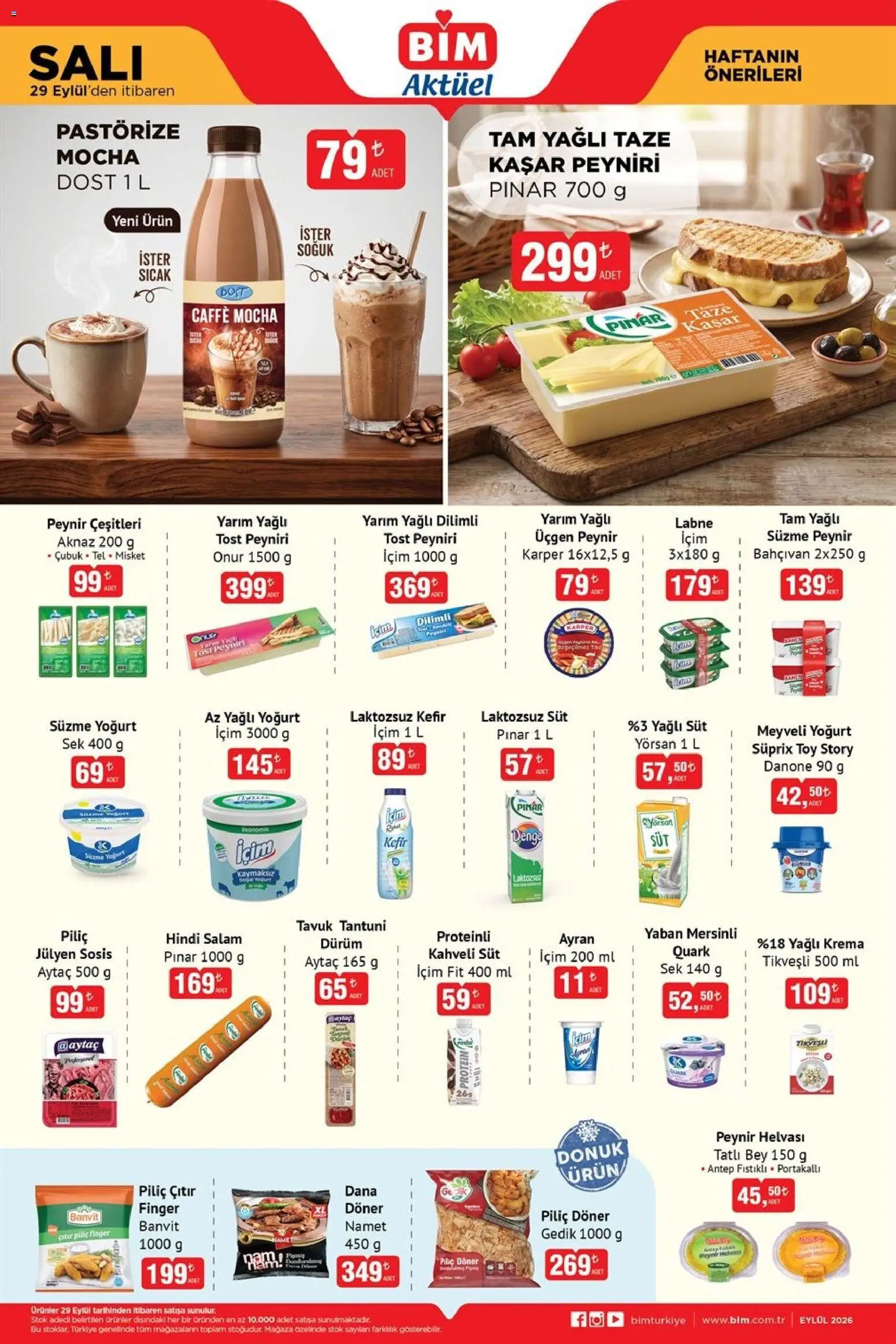 BİM - Katalog Salı - 30 Eylül 2026 tarihinden itibaren geçerlidir | Sayfa: 1