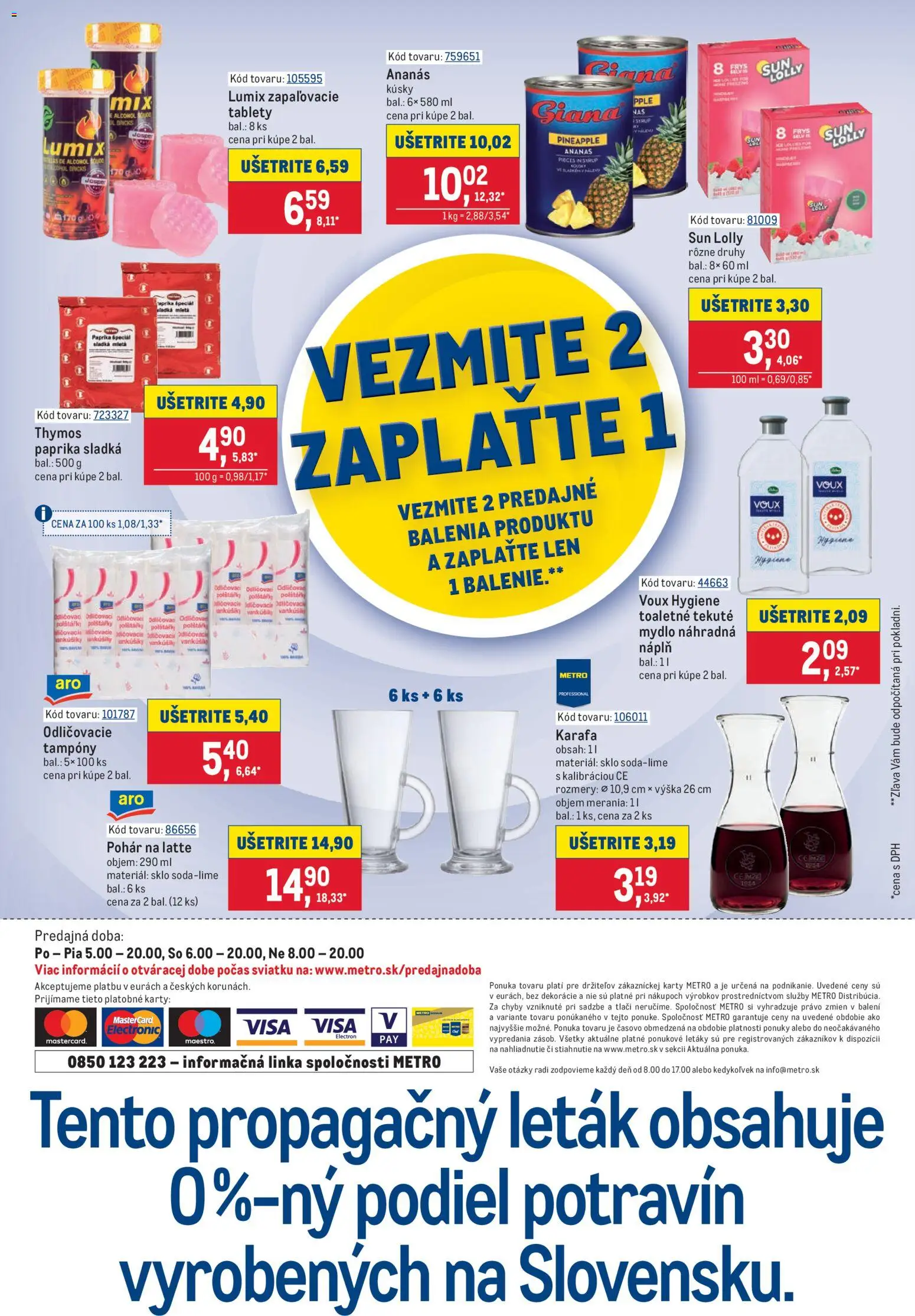 Nové Metro akcie – leták je platný od 26.08.2026 | Strana: 2 | Produkty: Paprika, Mydlo, Ananás