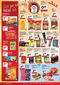 Bakmaz Katalog - Pregled kataloga iz trgovine Bakmaz, vrijedi od 30.09.2026 | Stranica: 4 | Proizvodi: Gamberi, Čokolada, Tjestenina, Perutnina Ptuj
