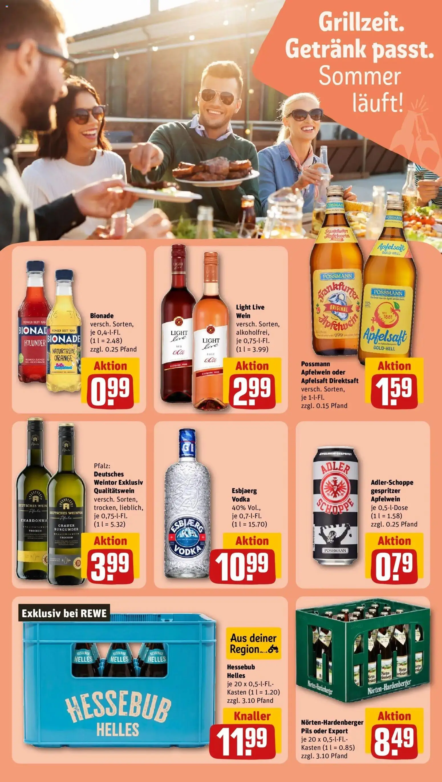 Rewe Prospekt Schauenburg / Hoof	 – gültig ab 04.05.2026 | Seite: 25 | Produkte: Bionade, Apfelsaft, Apple, Wein