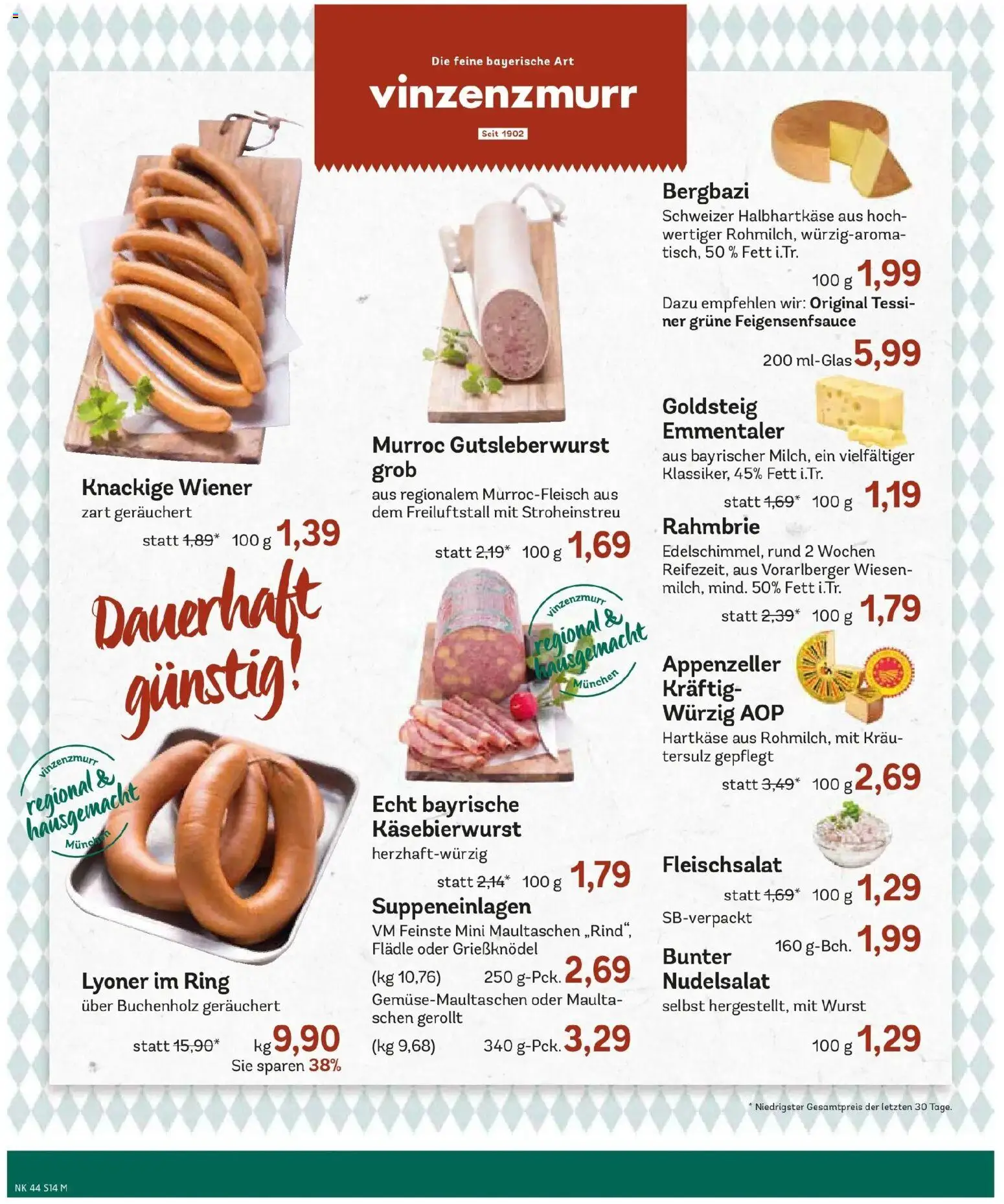 Edeka Prospekt Murnau (ab 26.10.2026) » Angebote Online | Seite: 16 | Produkte: Wurst, Maultaschen