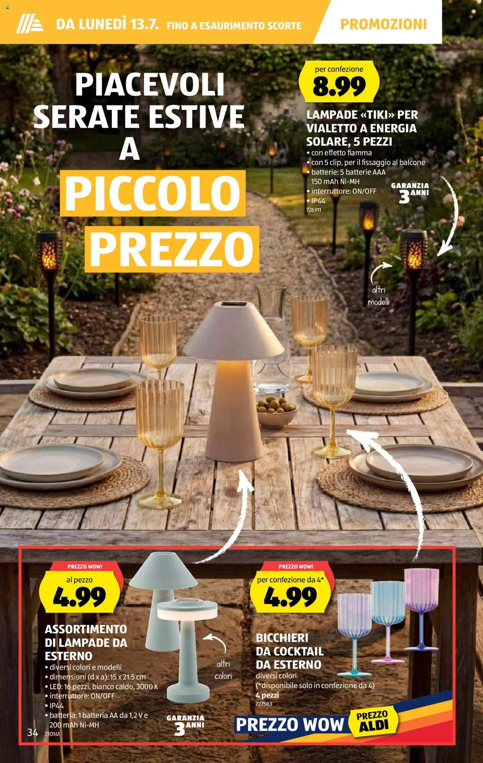 Aldi aktionen IT – gültig ab 09.07.2026 | Seite: 34 | Produkte: Batterie