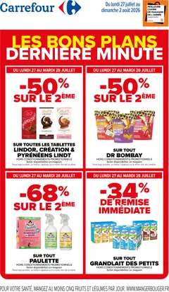 Carrefour - Prévisualisation de Carrefour Les bons plans derniere minute valide à partir de 27/07/2026