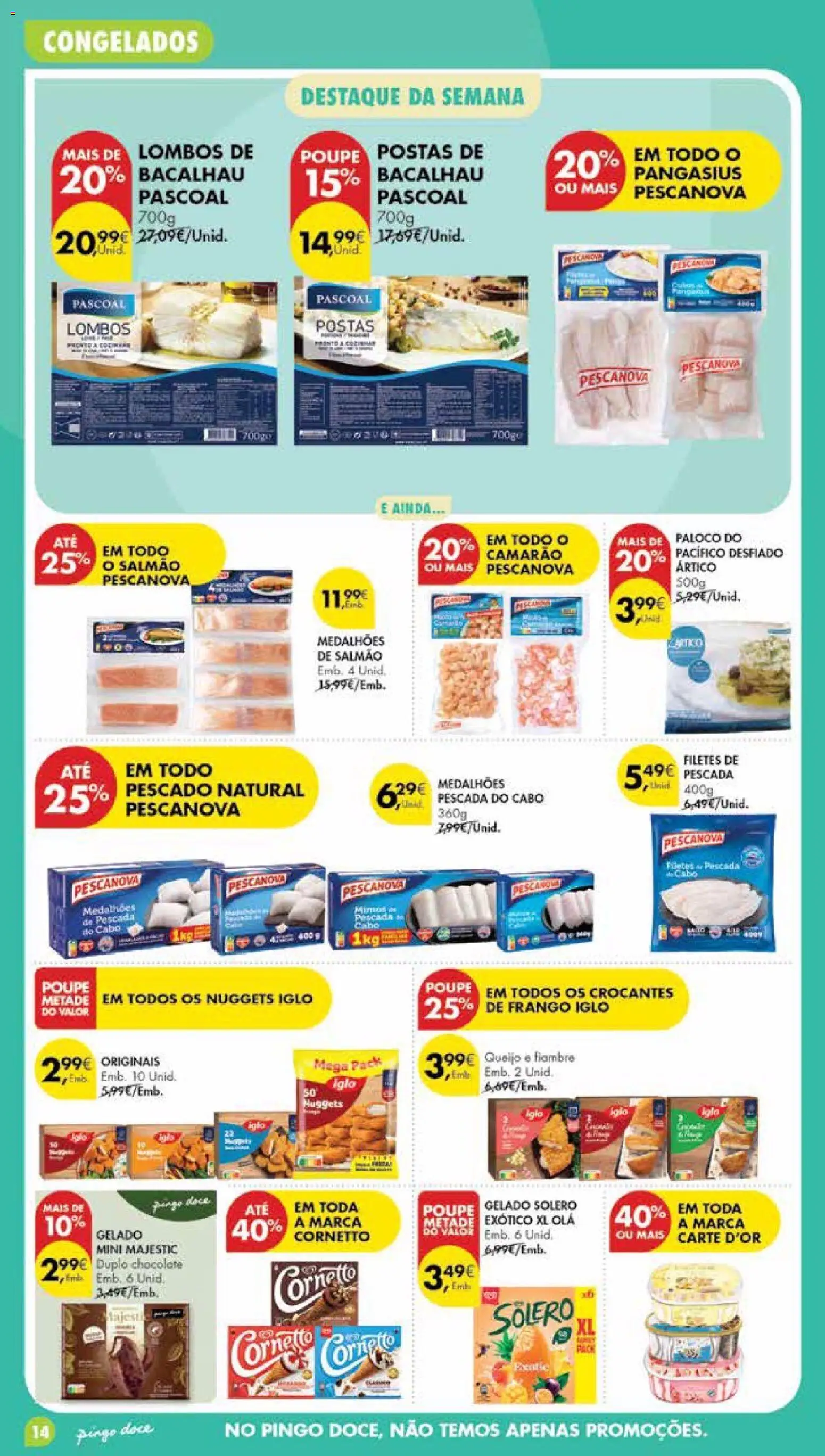 Pingo Doce Poupe Esta Semana Madeira │ válido de 04/08/2026 | Página: 14 | Produtos: Frango, Pescada, Gelado, Queijo