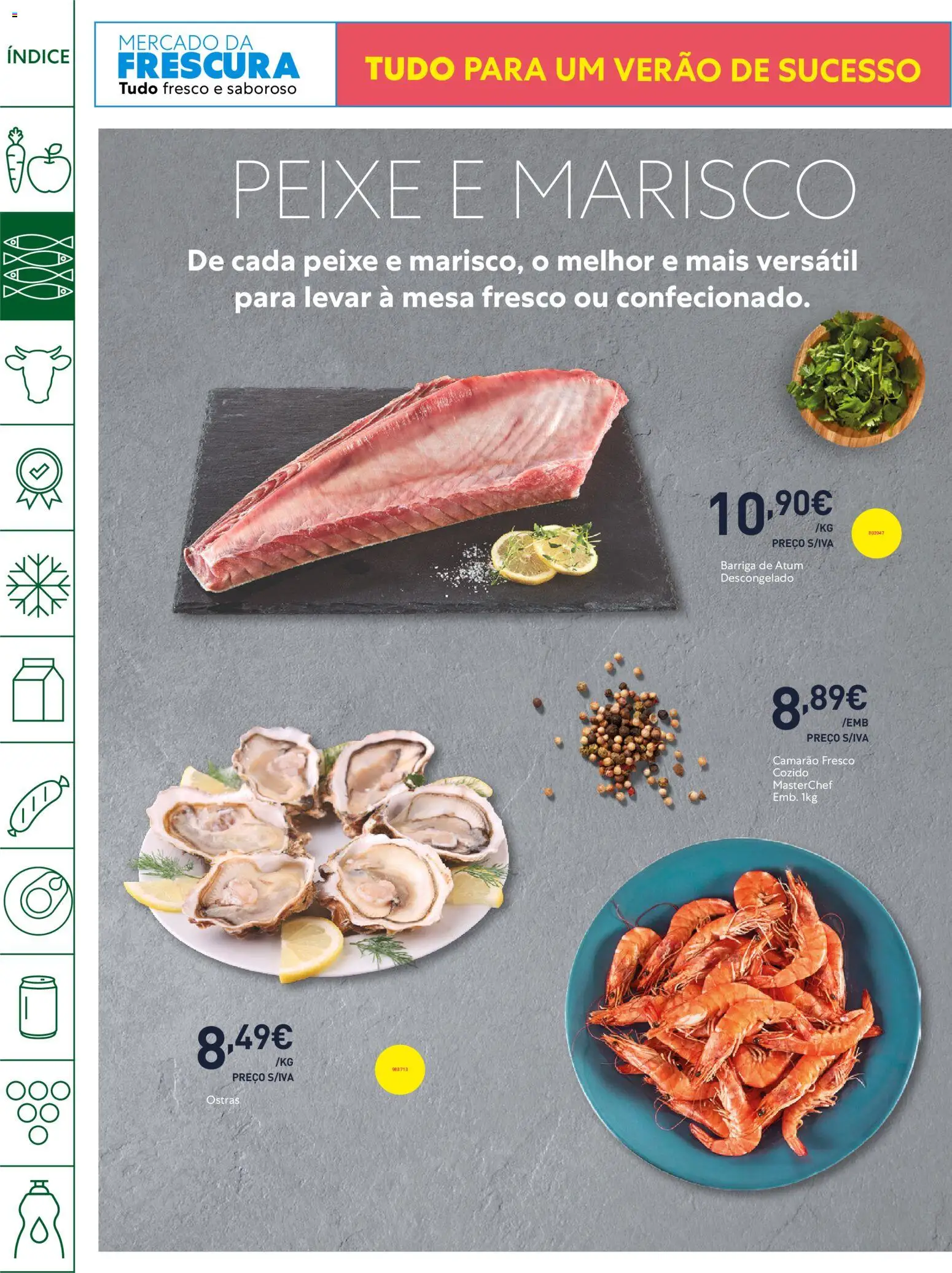 Recheio Horeca Madeira │ válido de 21/07/2026 | Página: 4 | Produtos: Ostras, Camarão, Mesa, Peixe