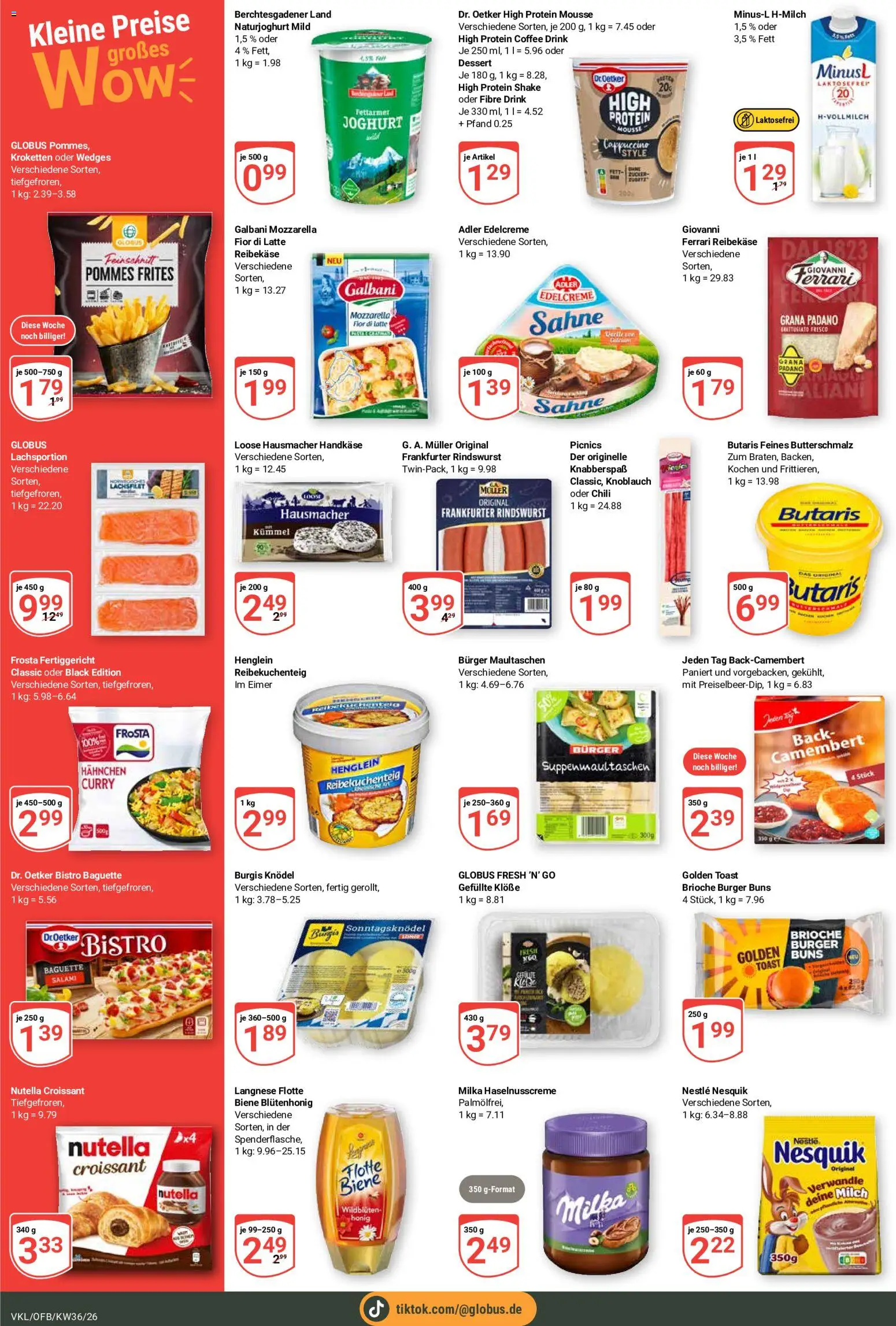 Globus Prospekt Völklingen – gültig ab 31.08.2026 | Seite: 7 | Produkte: Joghurt, Pommes frites, Knoblauch, Maultaschen
