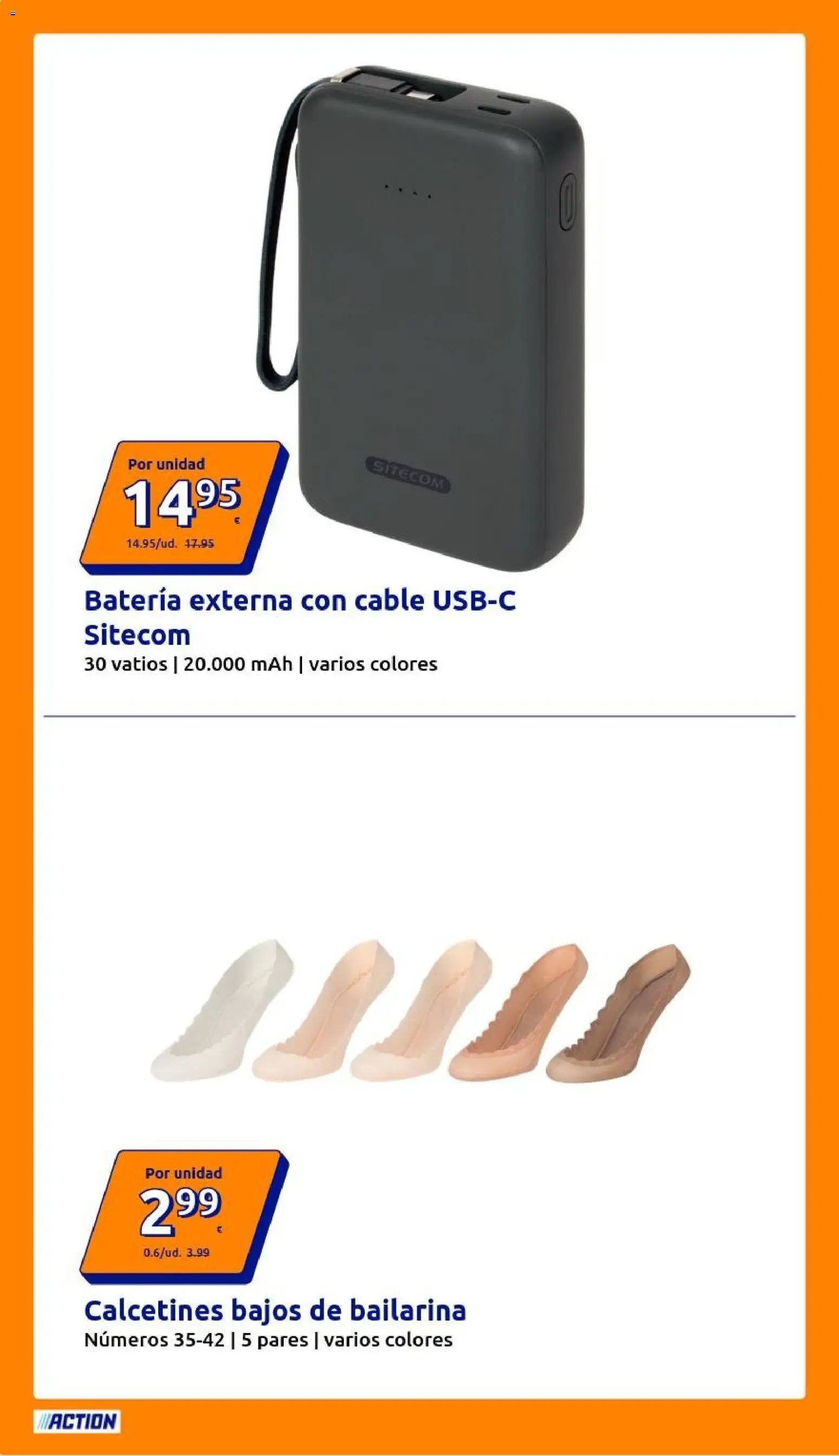 Action folleto │ válido desde el 08/07/2026 | Página: 8 | Productos: Cable, Batería