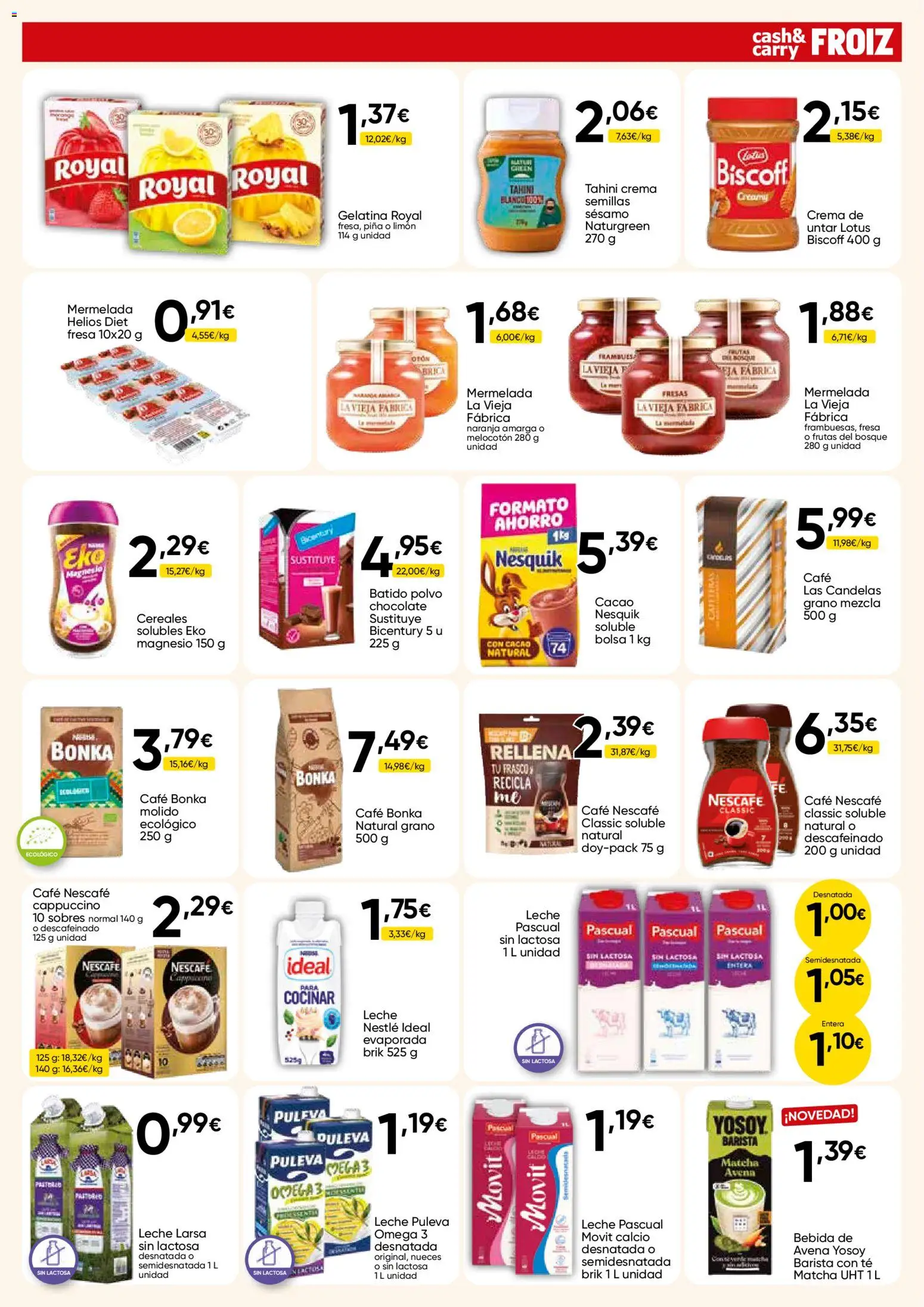 Froiz - Folleto Cash │ válido desde el 14.05.2026 | Página: 5 | Productos: Δοχείο φοντί, Café, Chocolate, Φρυγανιές σικάλεως